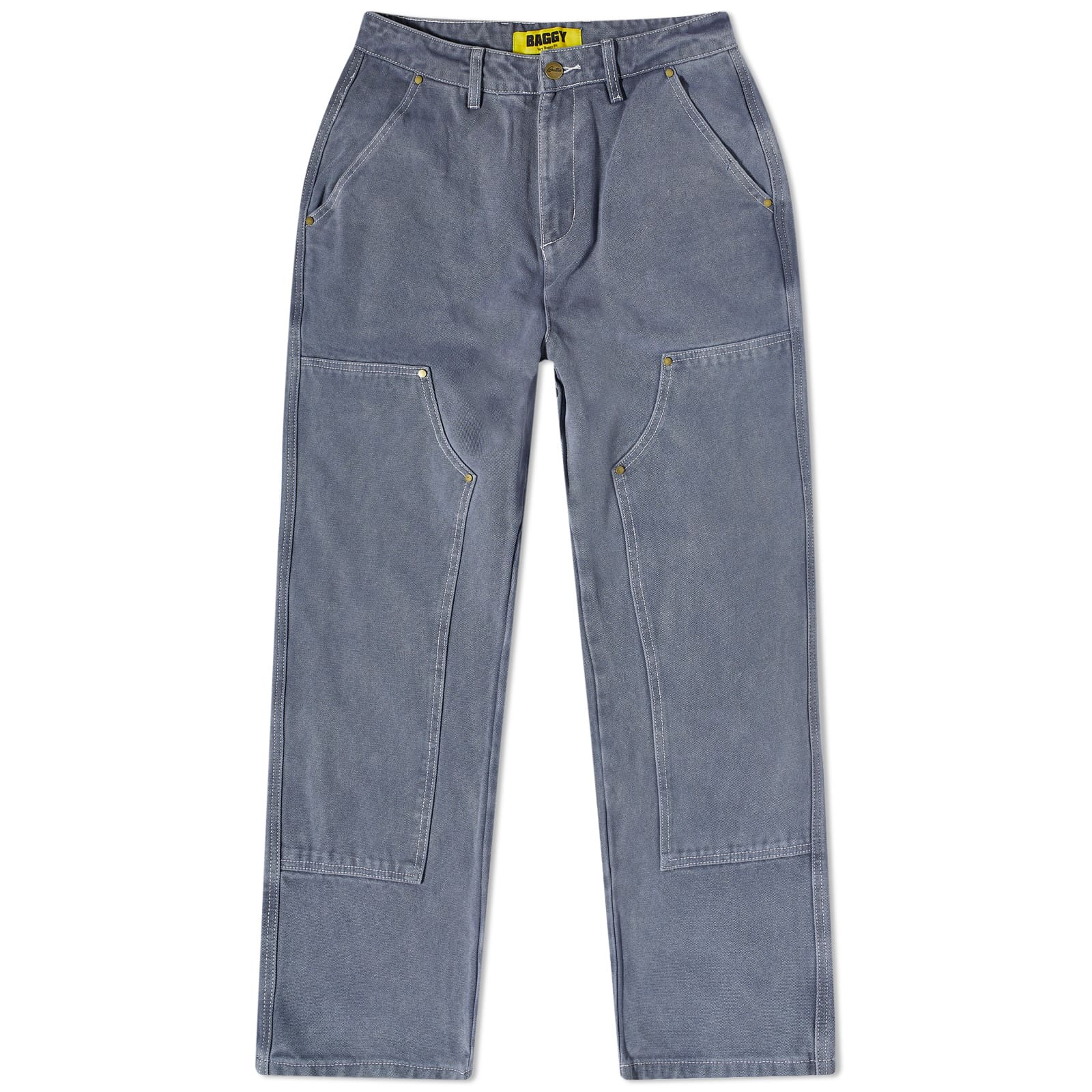 Butter Goods Washed Canvas Double Knee Pant Slate END. (AU)