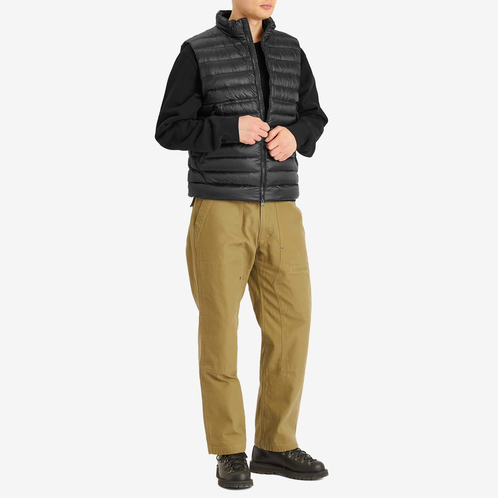 C.P. Company D.D. Shell Lens Down Vest - Black