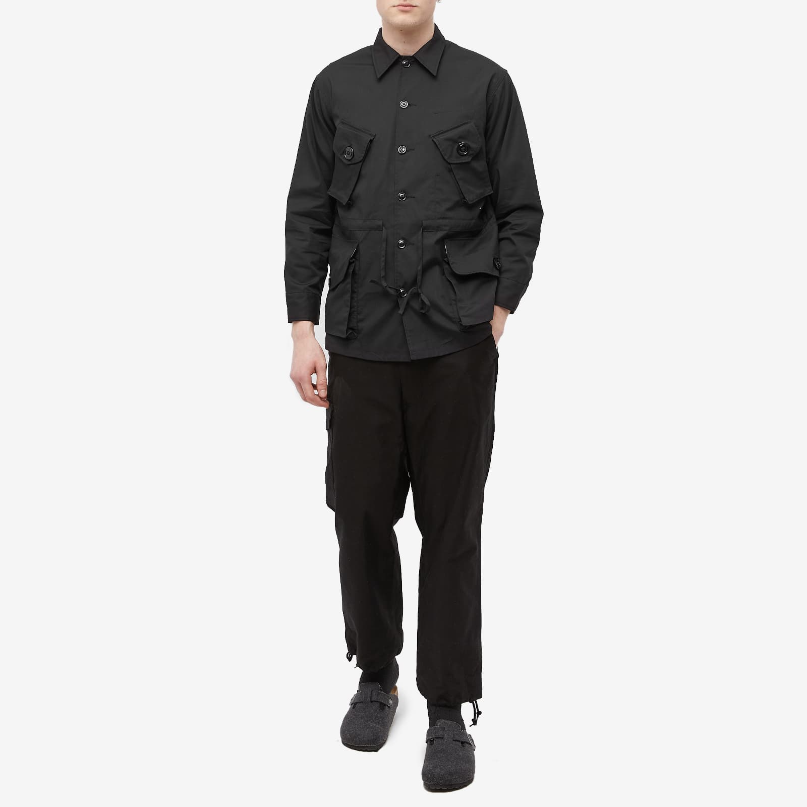 Monitaly Type B Military Half Coat Vancloth Oxford Black END. (US)