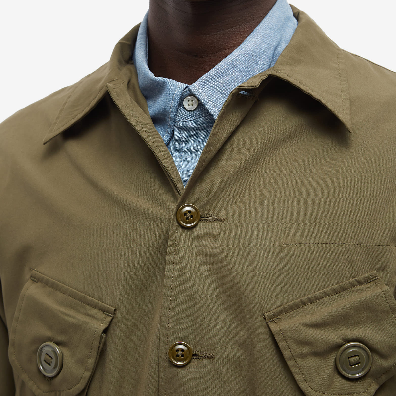 Monitaly Type B Military Half Coat Vancloth Oxford Olive | END. (Europe)