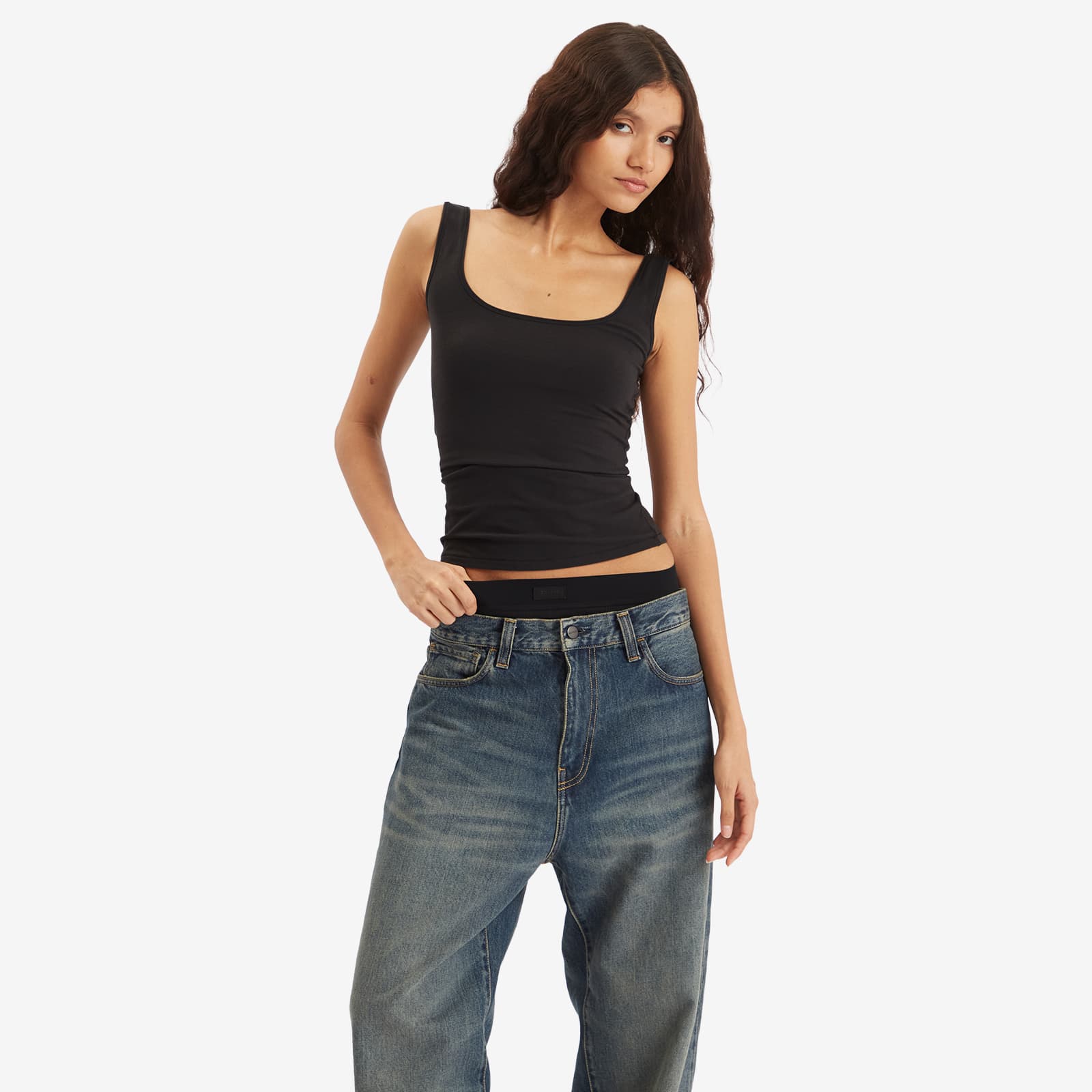 SKIMS Square Neck Tank Top