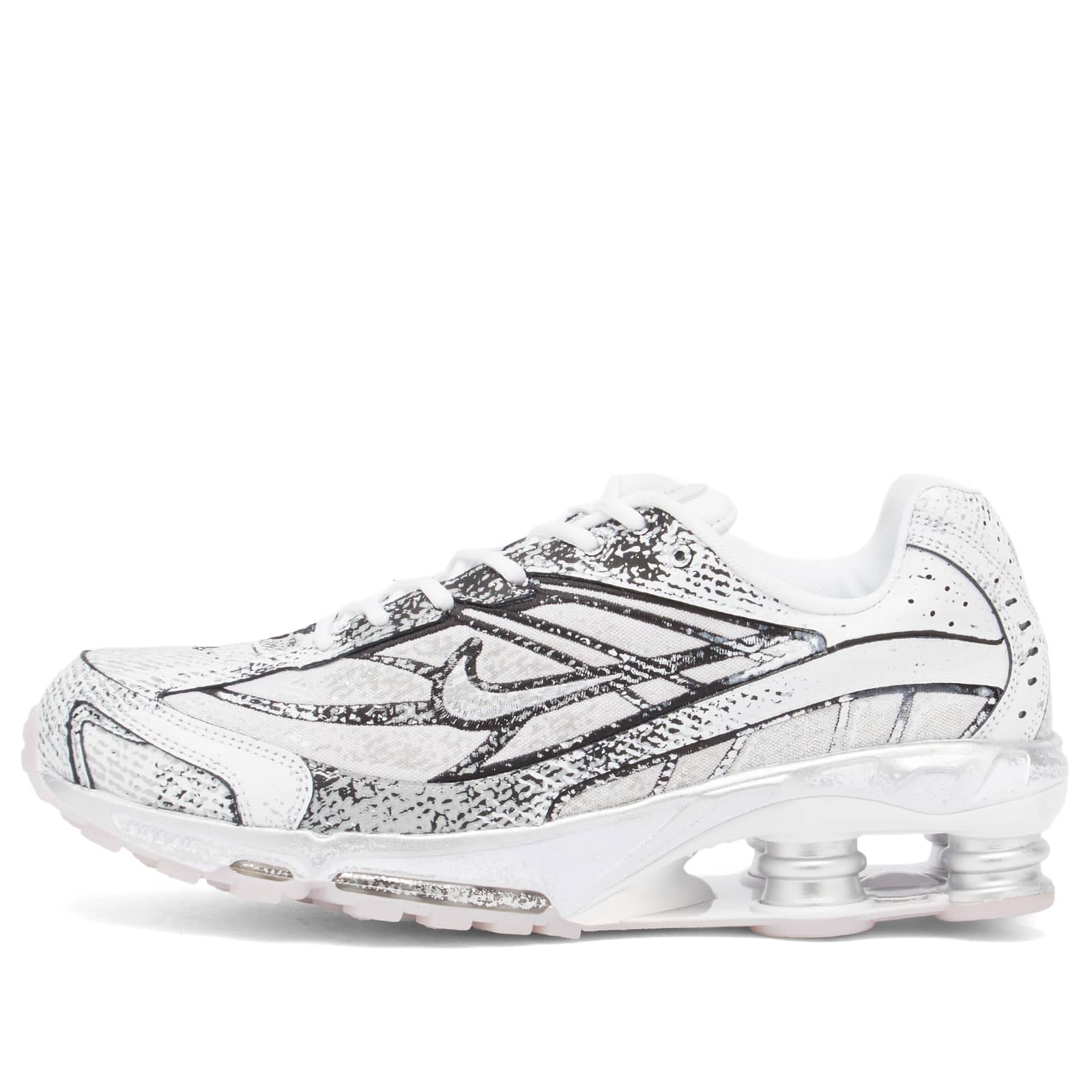 Nike Shox Ride 2 Opp3 Sneaker - White, Black & Gum Yellow