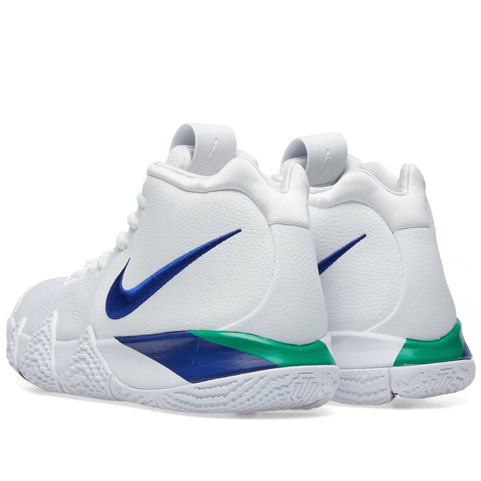 kyrie 4 white deep royal blue
