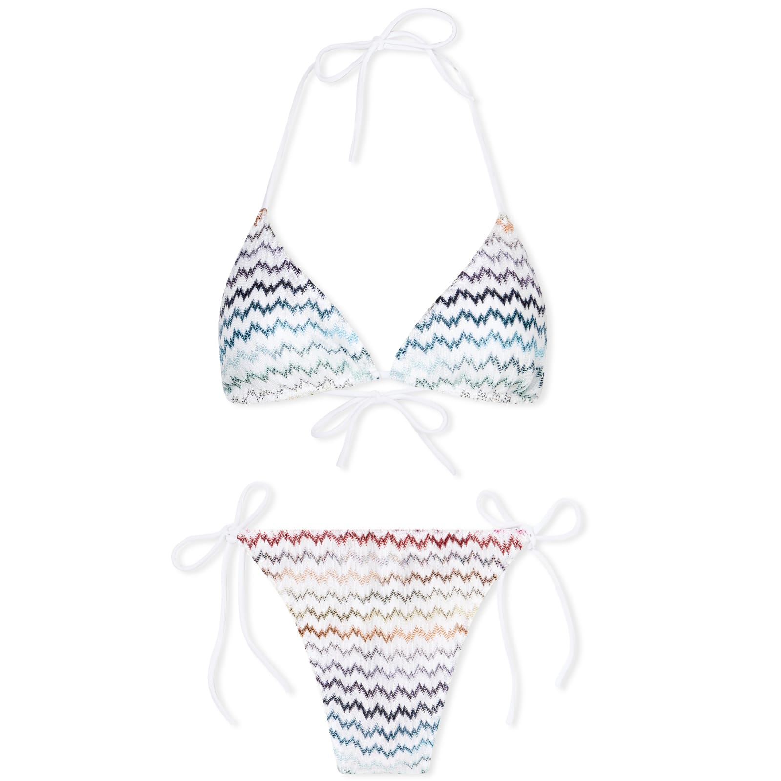 Missoni Stripe Bikini - Multi & White Base