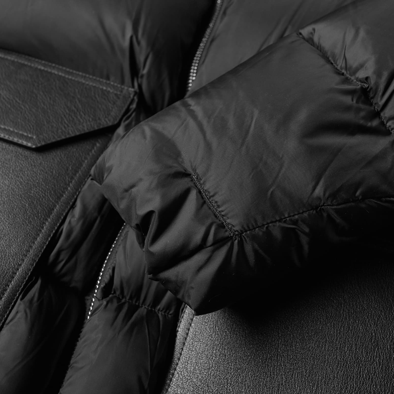 Rick Owens Hooded Down Jacket Black END. (GB)