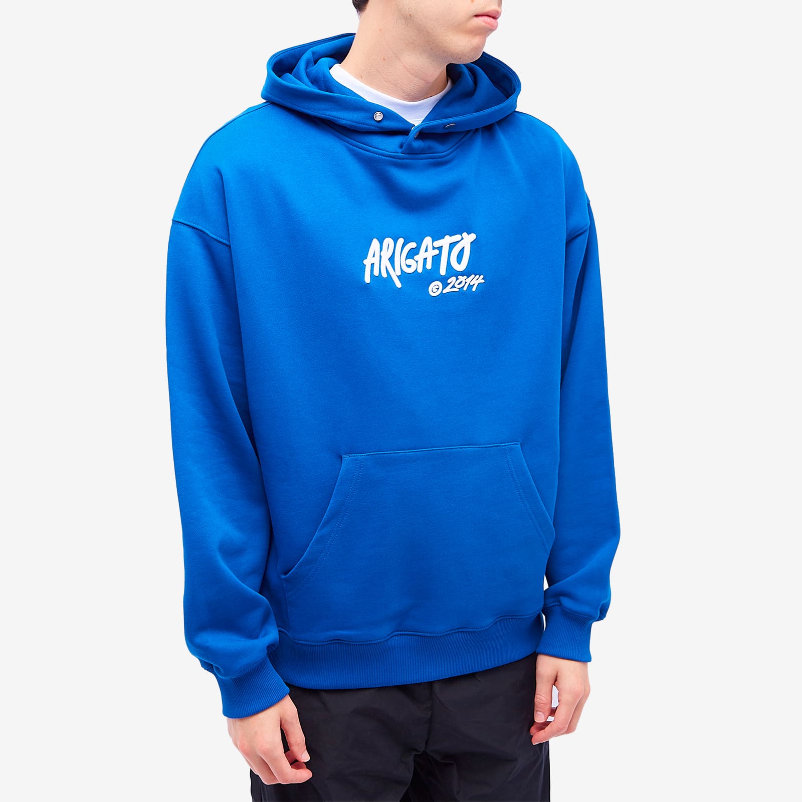 Axel Arigato Tag Hoodie Brand Blue | END.