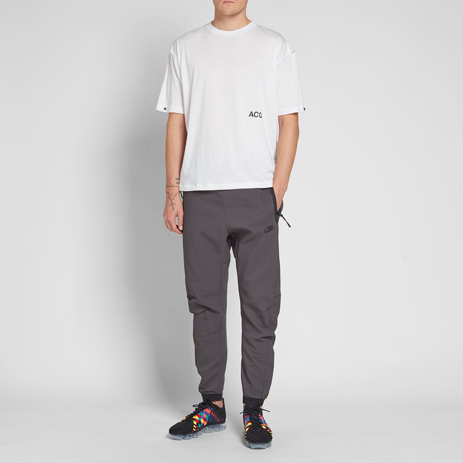 Nike Tech Track Pants
 Nike Tech Pack Track Pant Newsprint & Black