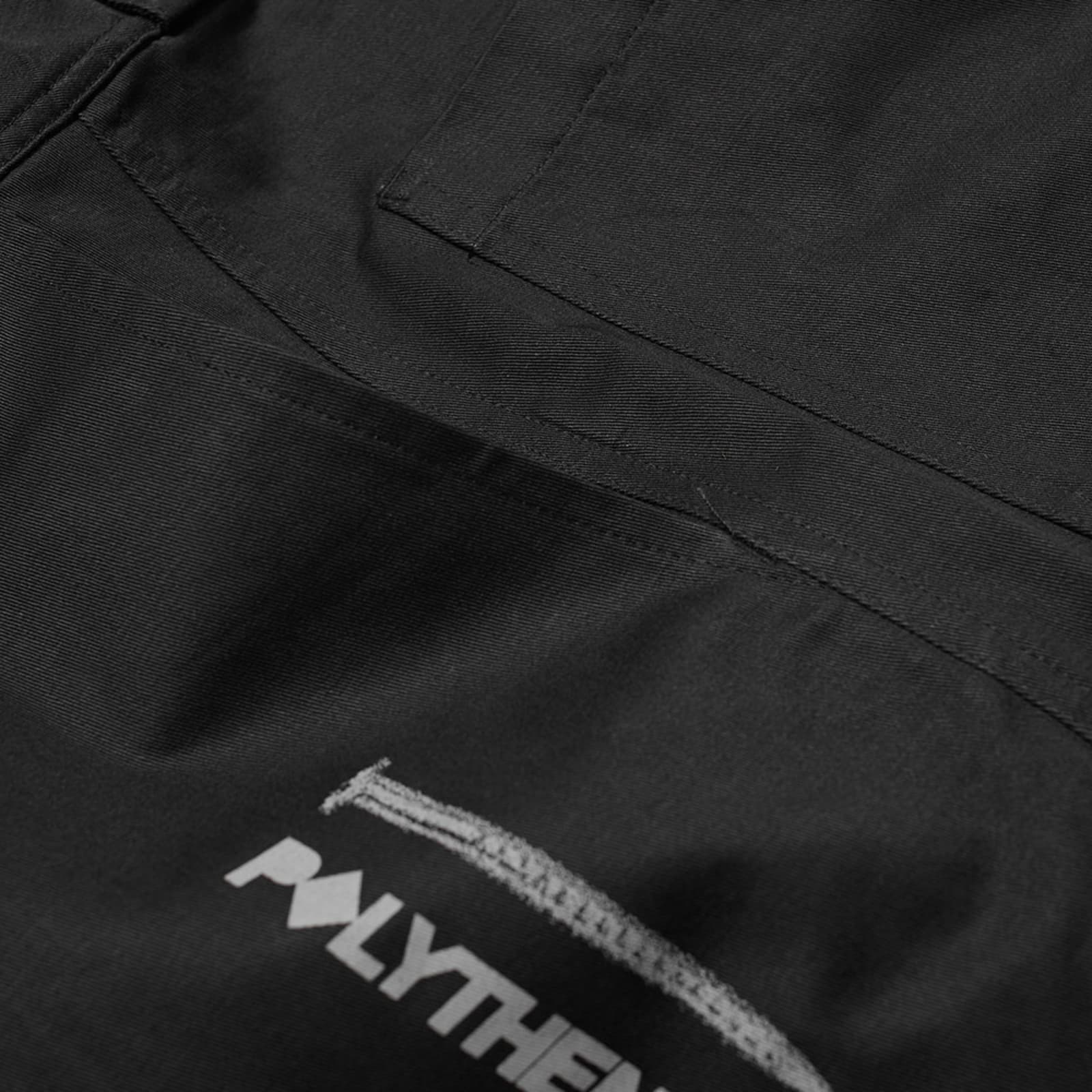 Polythene Optics Twill Cargo Pant - Grey & Black