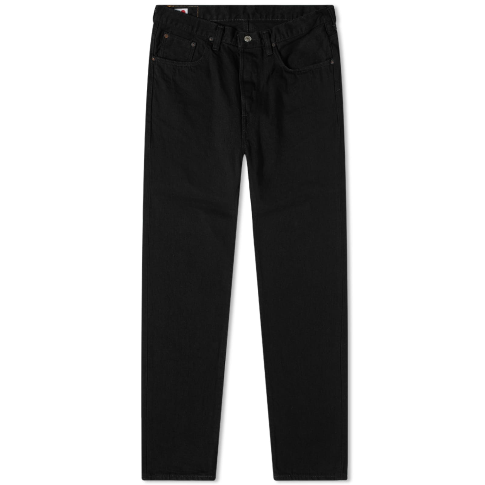Edwin Regular Tapered Jeans - Made in Japan Rinsed Black | END.