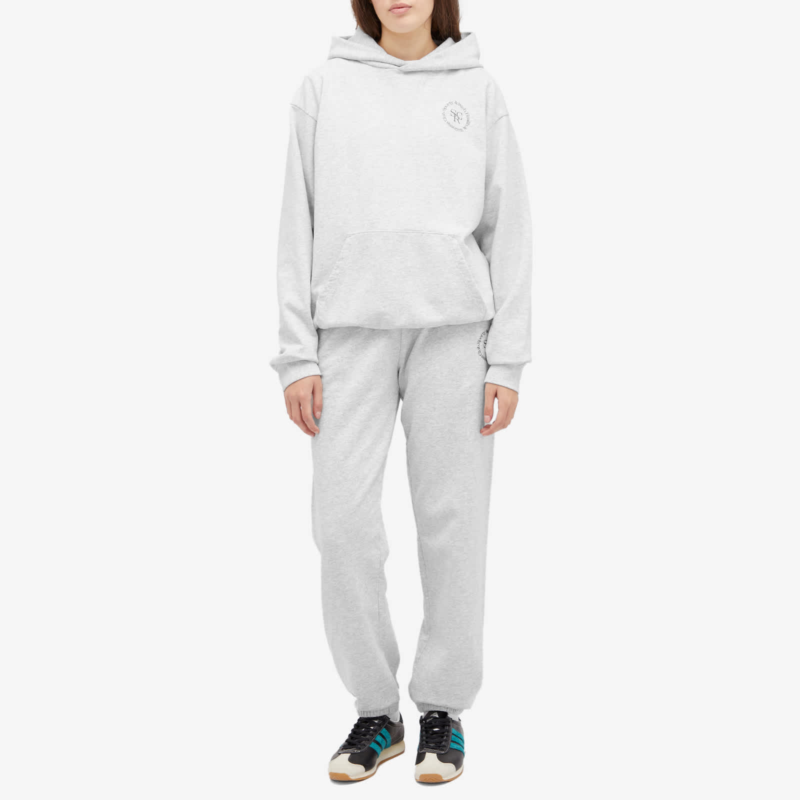 Sporty & Rich Kids SRHWC Hoodie in Grey