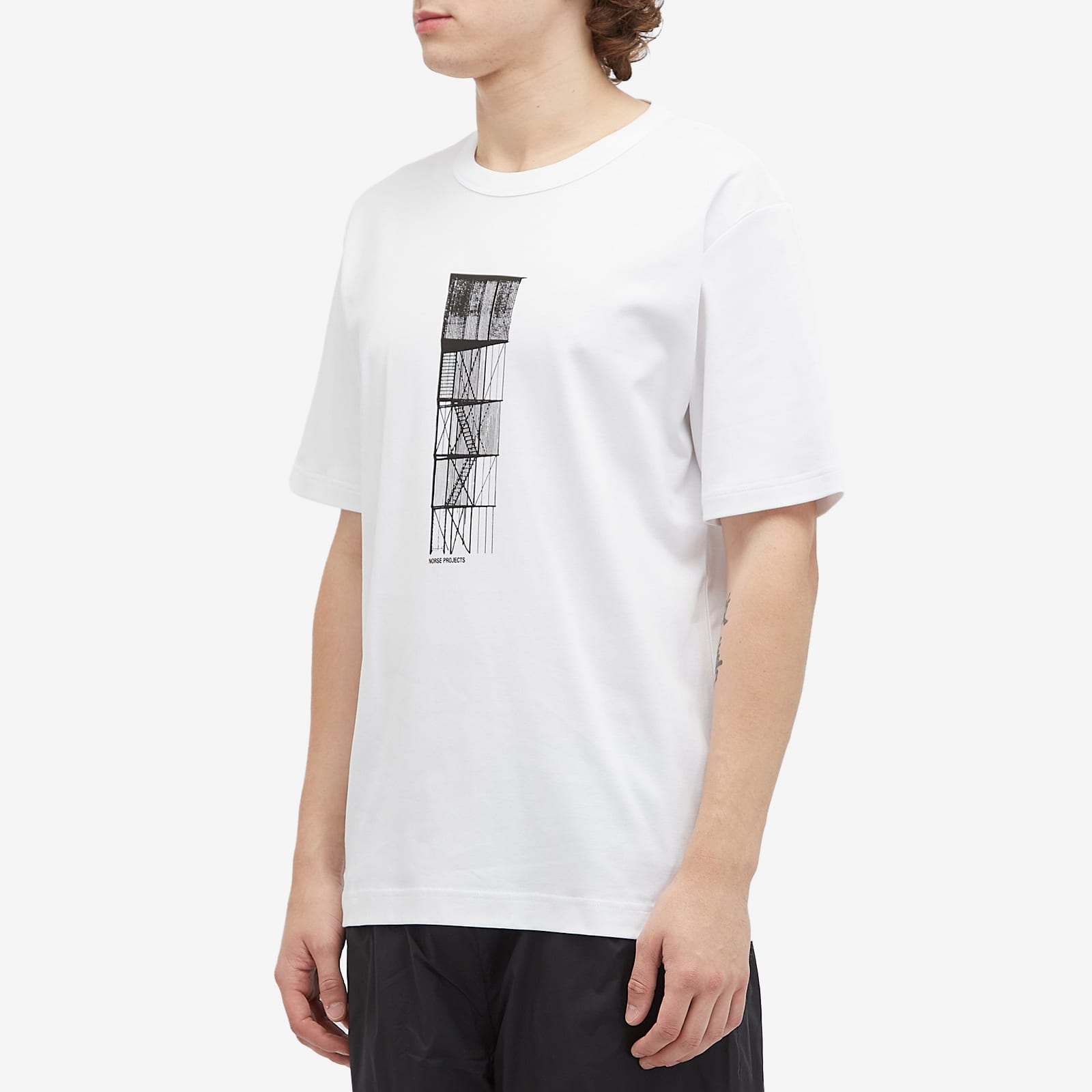 Norse Projects Holger Tower Print T-Shirt - White