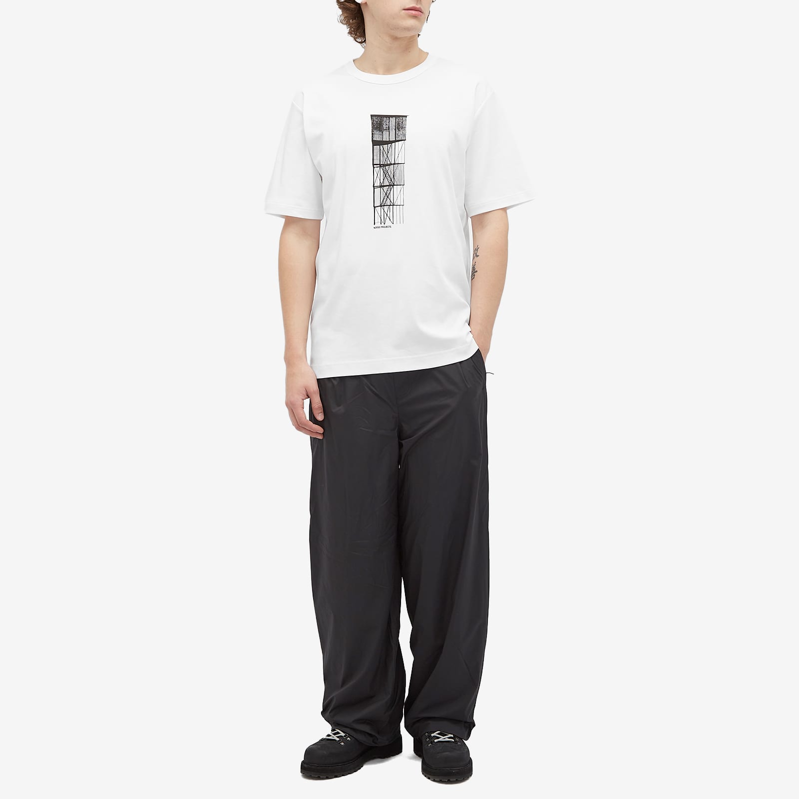 Norse Projects Holger Tower Print T-Shirt - White
