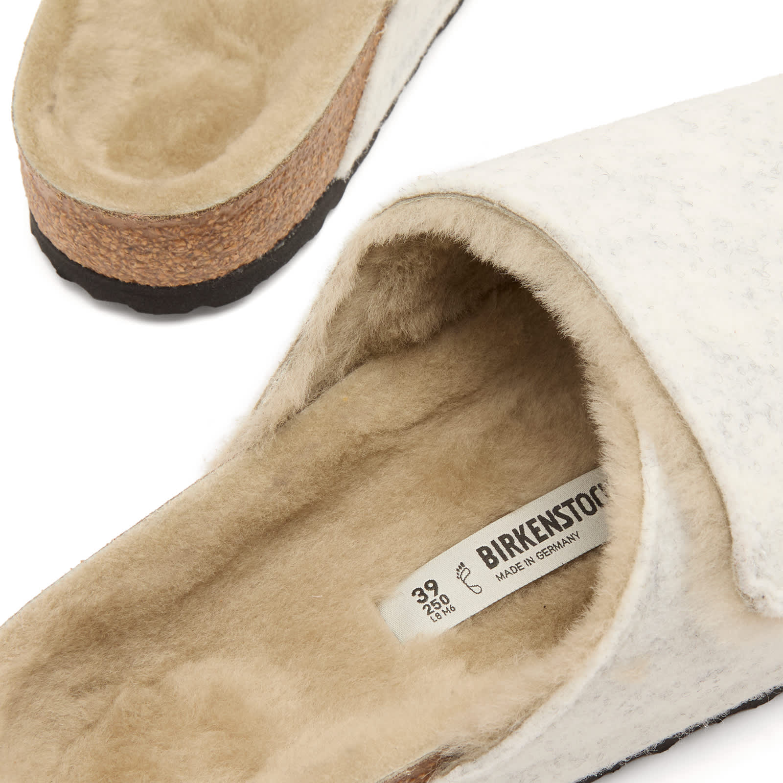Birkenstock Solana Felt Shearling