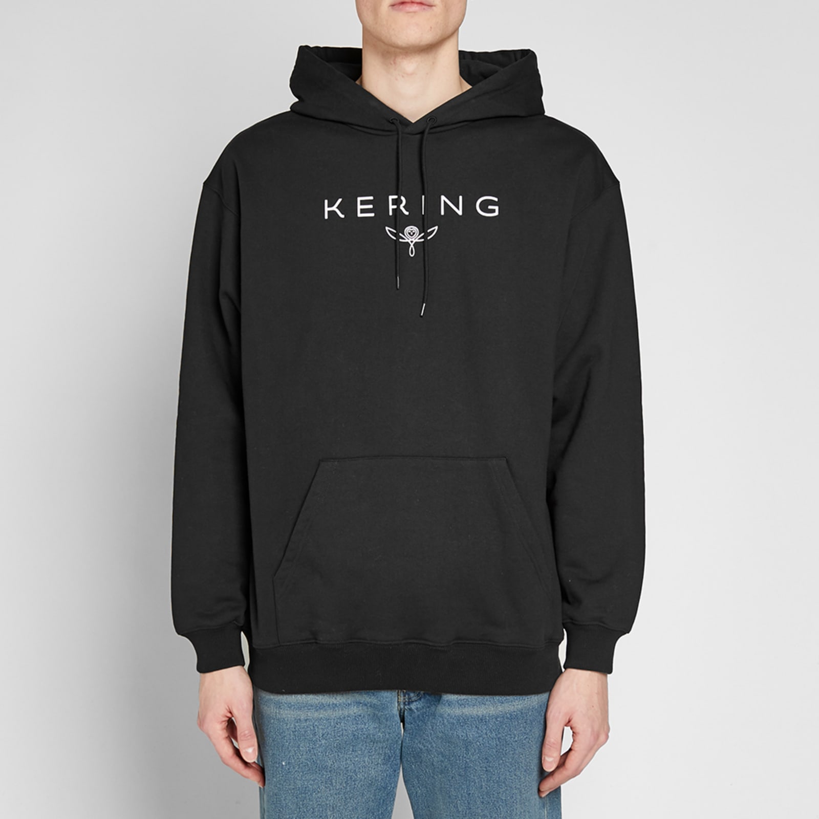 Balenciaga Kering Logo Popover Hoody Black END. (US)