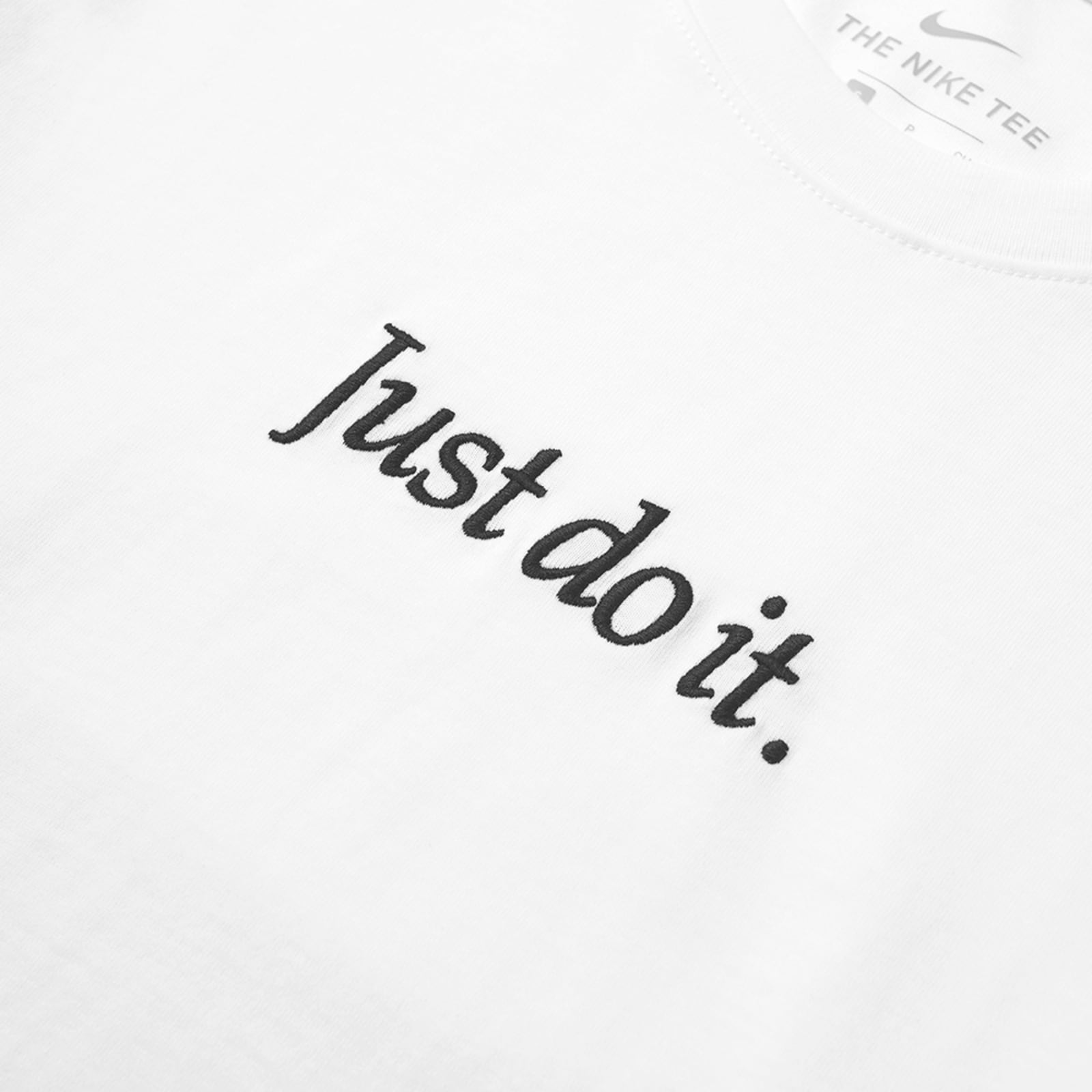 Nike Long Sleeve Just Do It Tee White END.