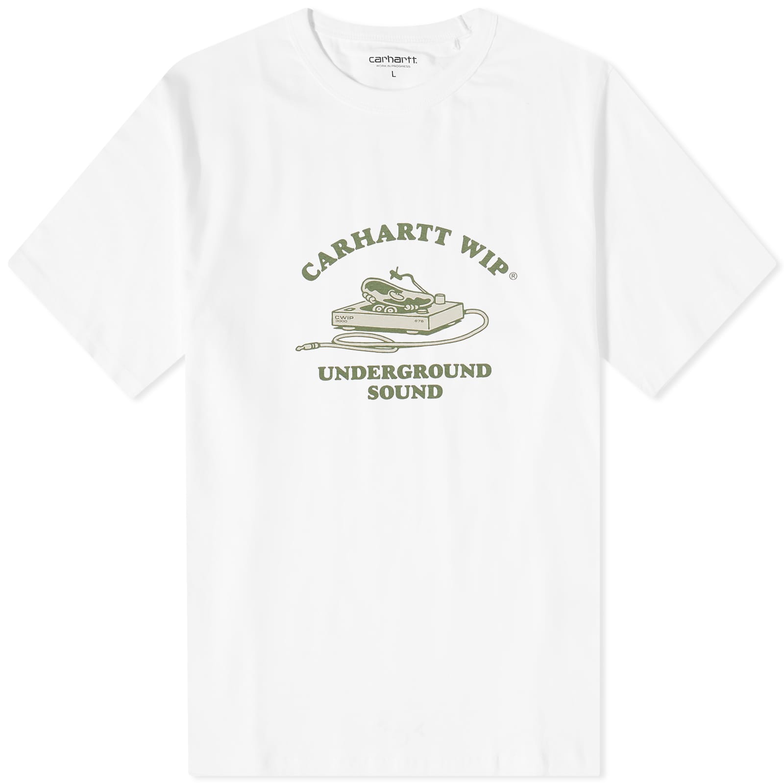 Carhartt WIP Underground Sound Tee White | END.