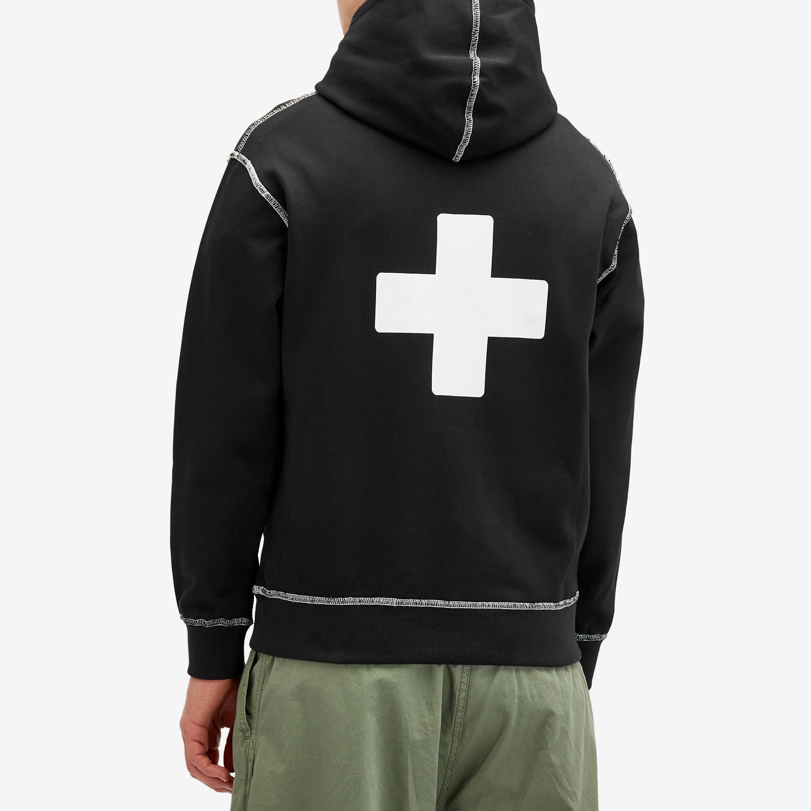 PLACES+FACES Contrast Stitch Hoodie