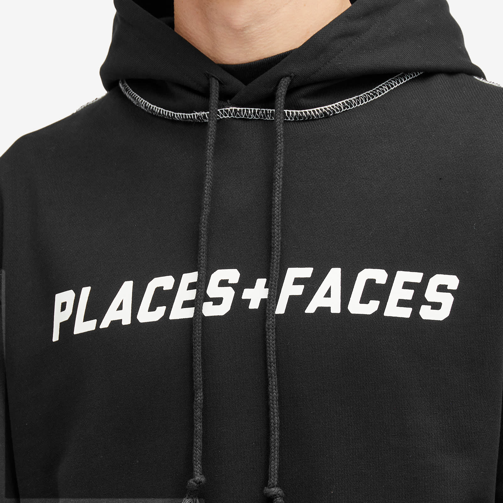 PLACES+FACES Contrast Stitch Hoodie