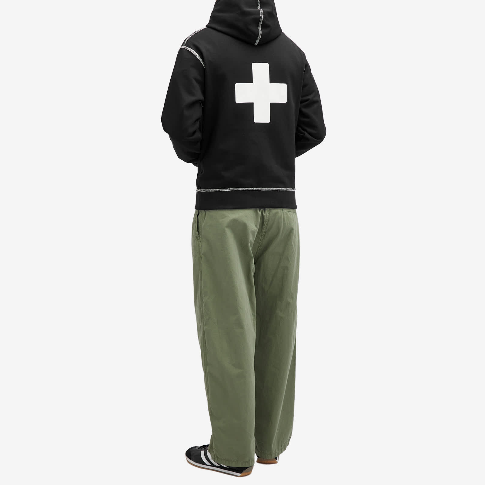 PLACES+FACES Contrast Stitch Hoodie