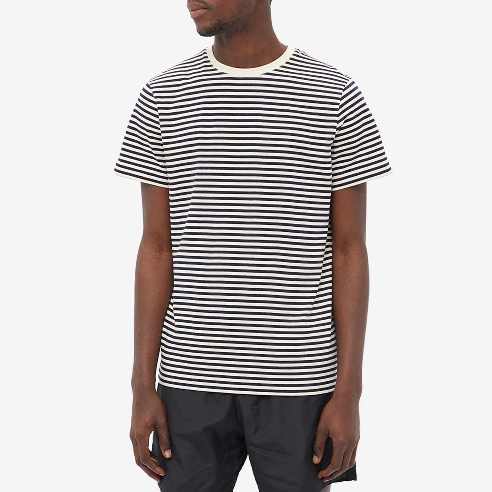 Organic Basics Organic Cotton TShirt NvyStrp END.