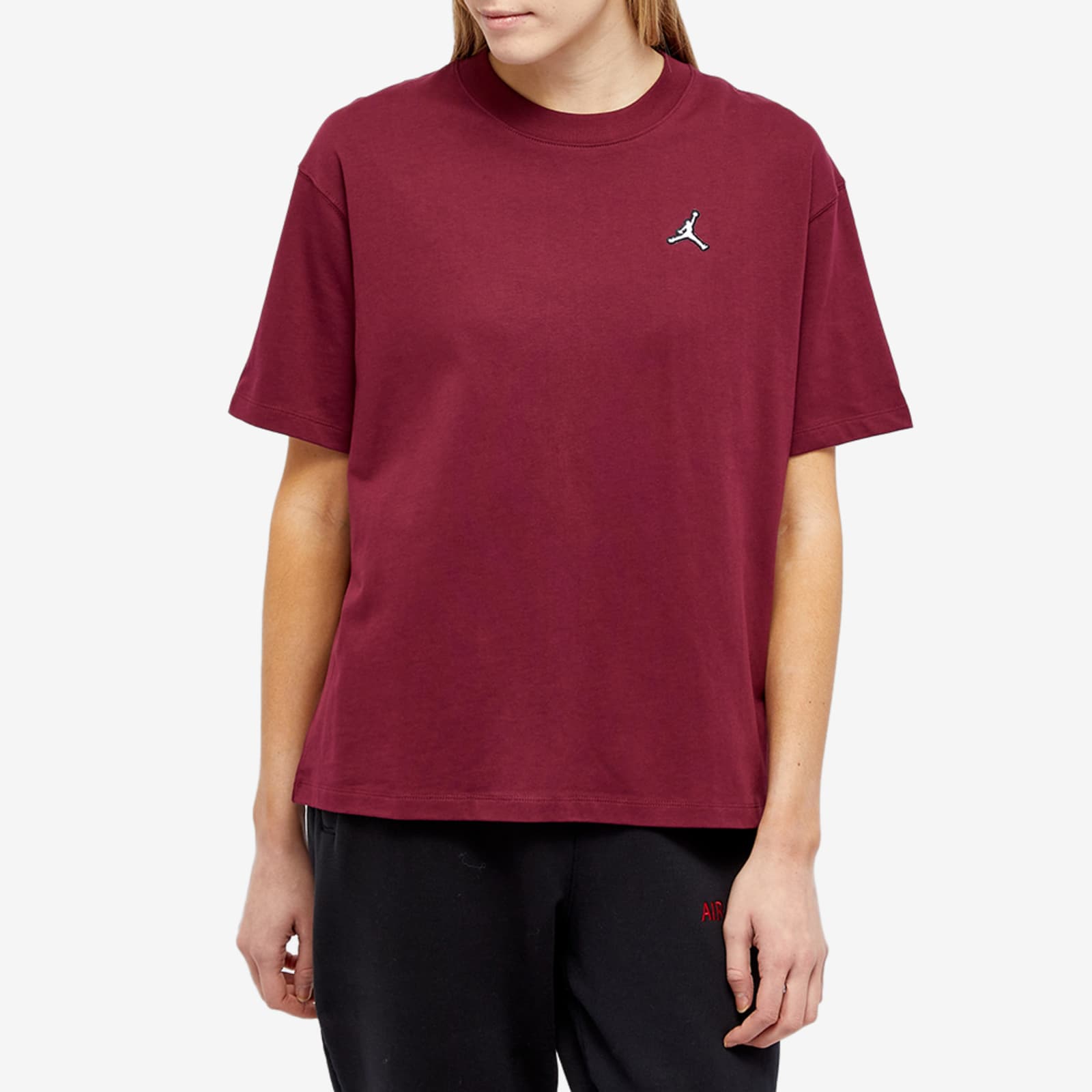 Air Jordan Essential TShirt Cherrywood Red & White END. (GB)