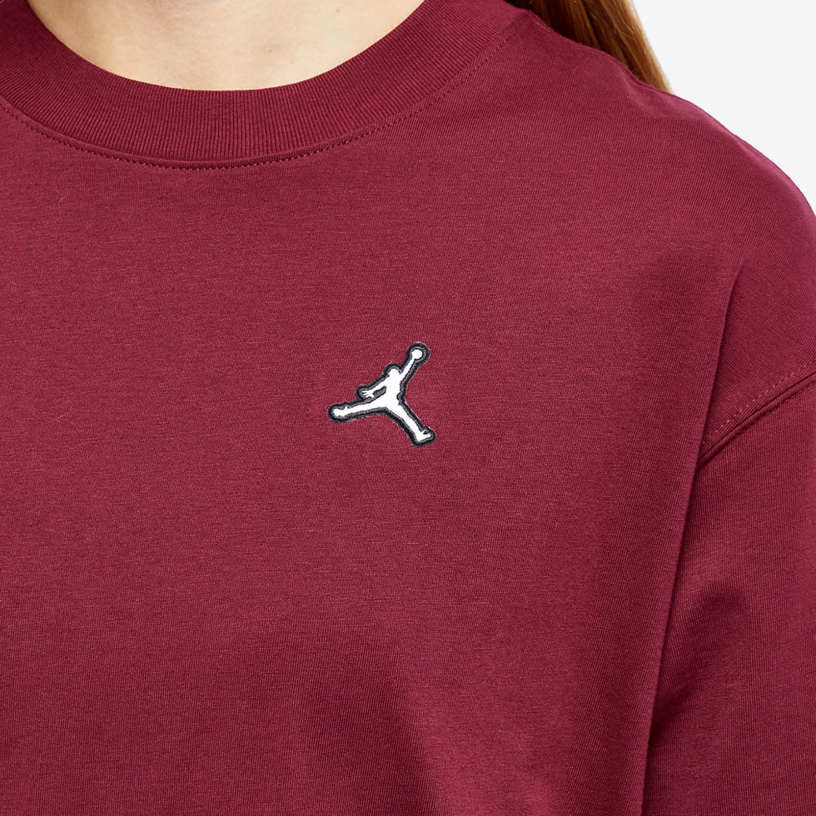 Air Jordan Essential TShirt Cherrywood Red & White END.