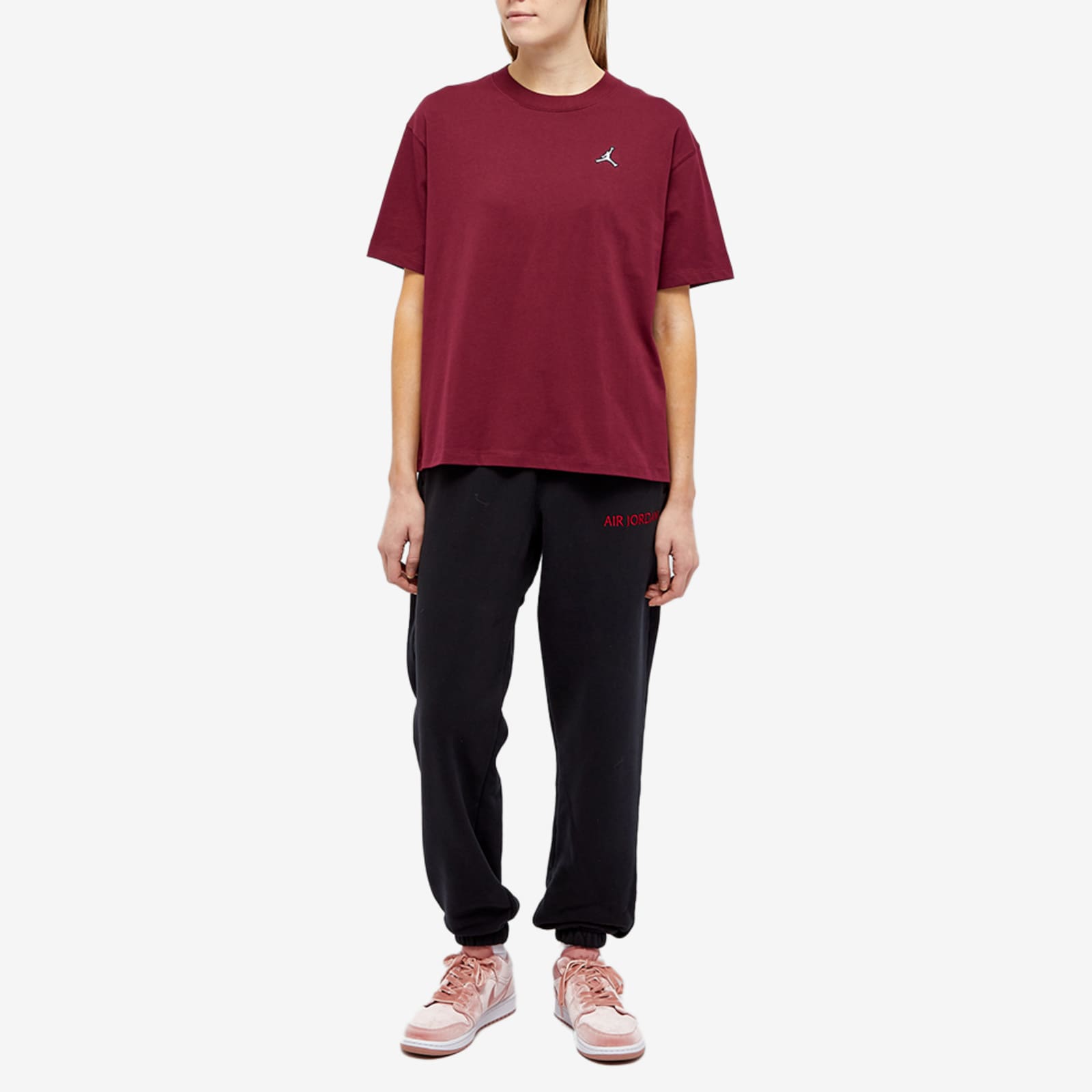 Air Jordan Essential TShirt Cherrywood Red & White END.