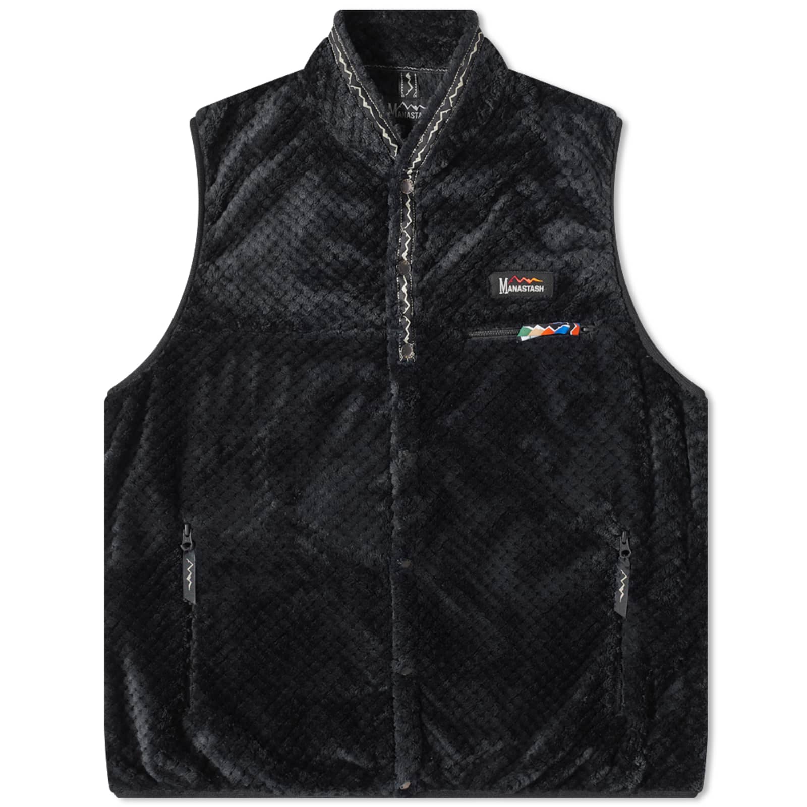 Manastash Thermal Fleece Vest Black END. (GB)