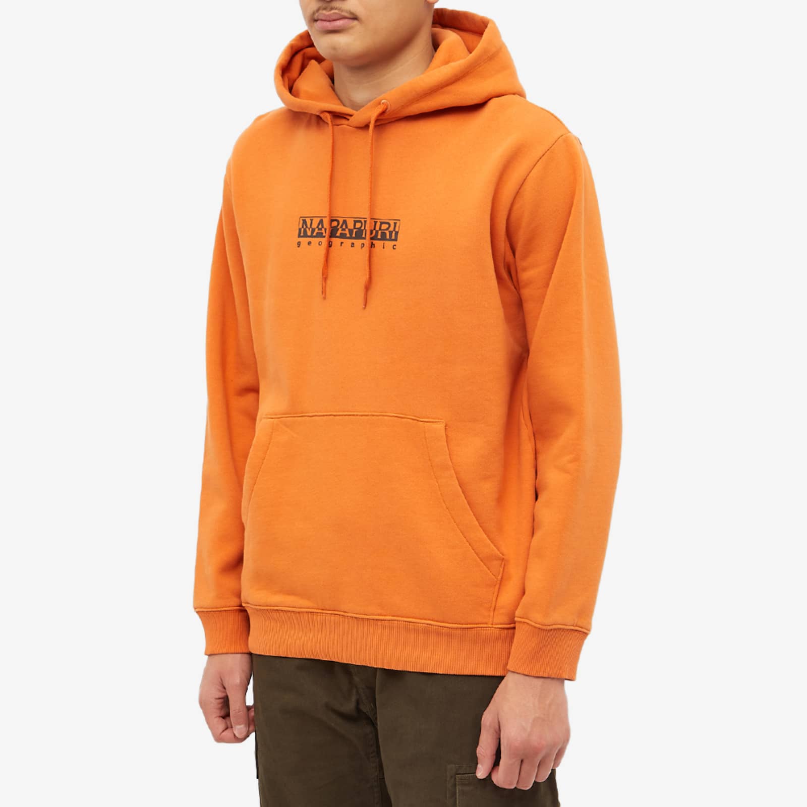 Napapijri orange hoodie clearance