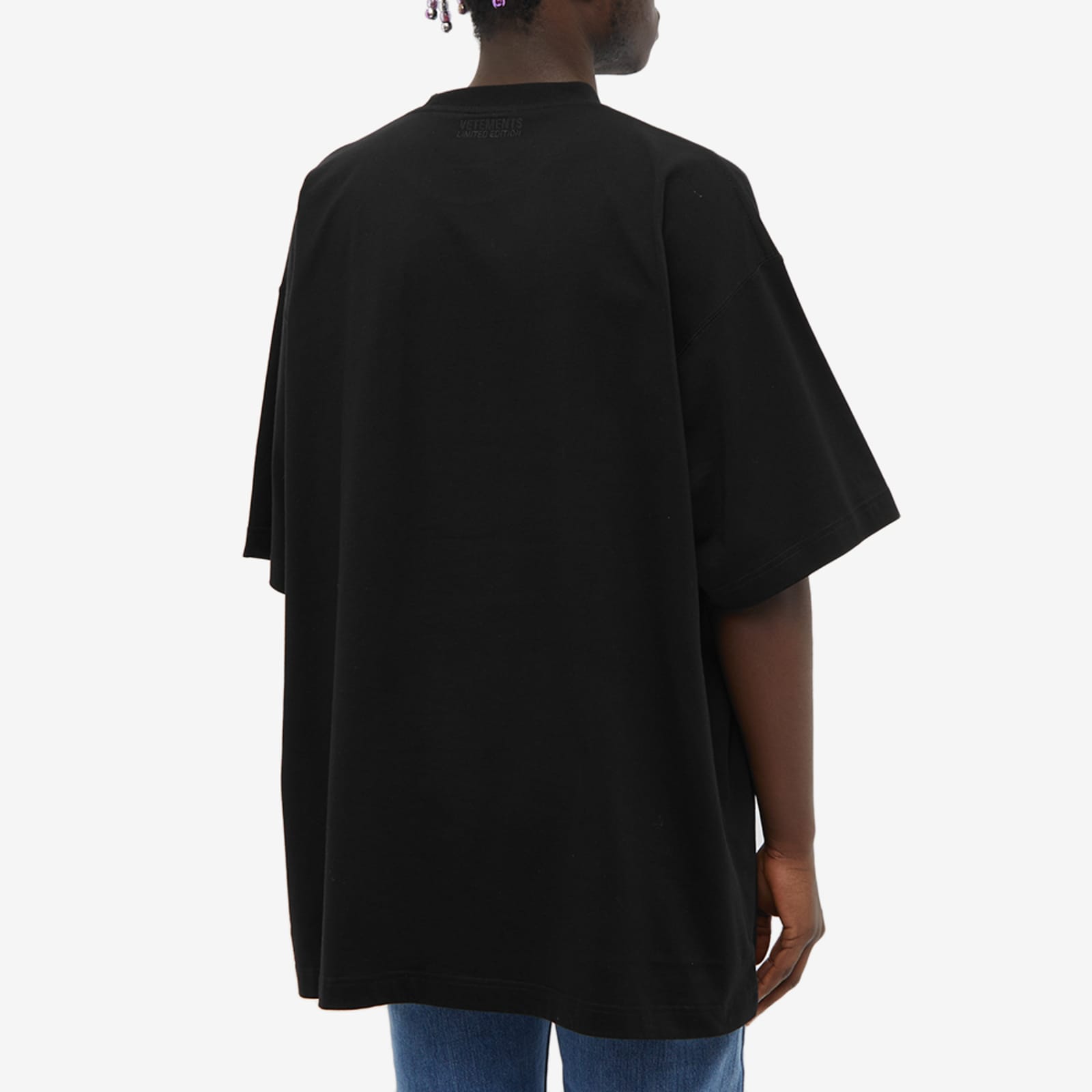VETEMENTS Crystal Logo TShirt Black END. (AT)