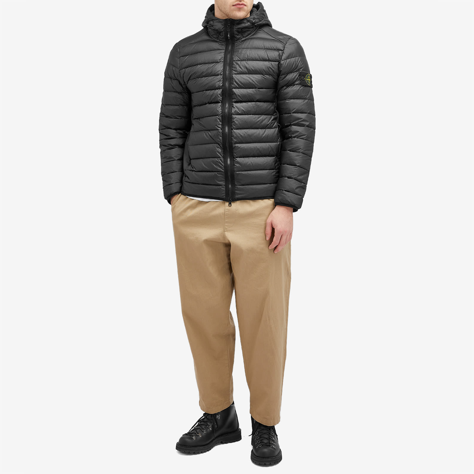 Stone Island Nylon Down-TC Hooded Jacket