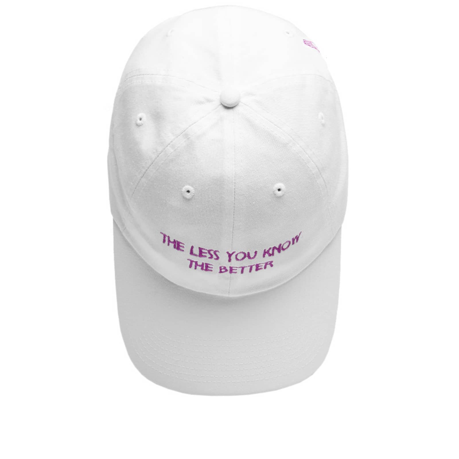 NASASEASONS The Less You Know The Better Cap White & Violet | END.
