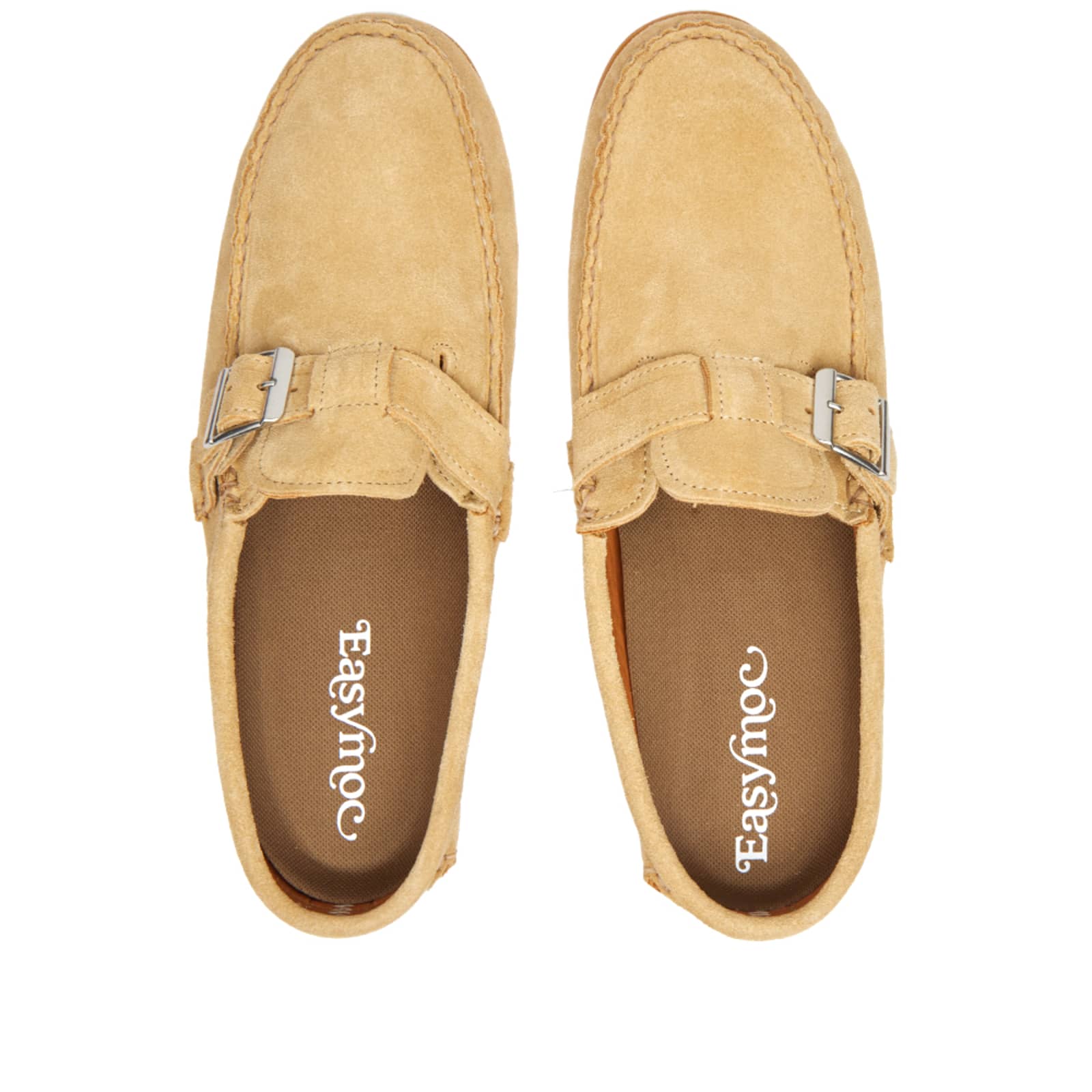 EasyMoc Buckle Slip On Shoe Sand Suede END. (US)
