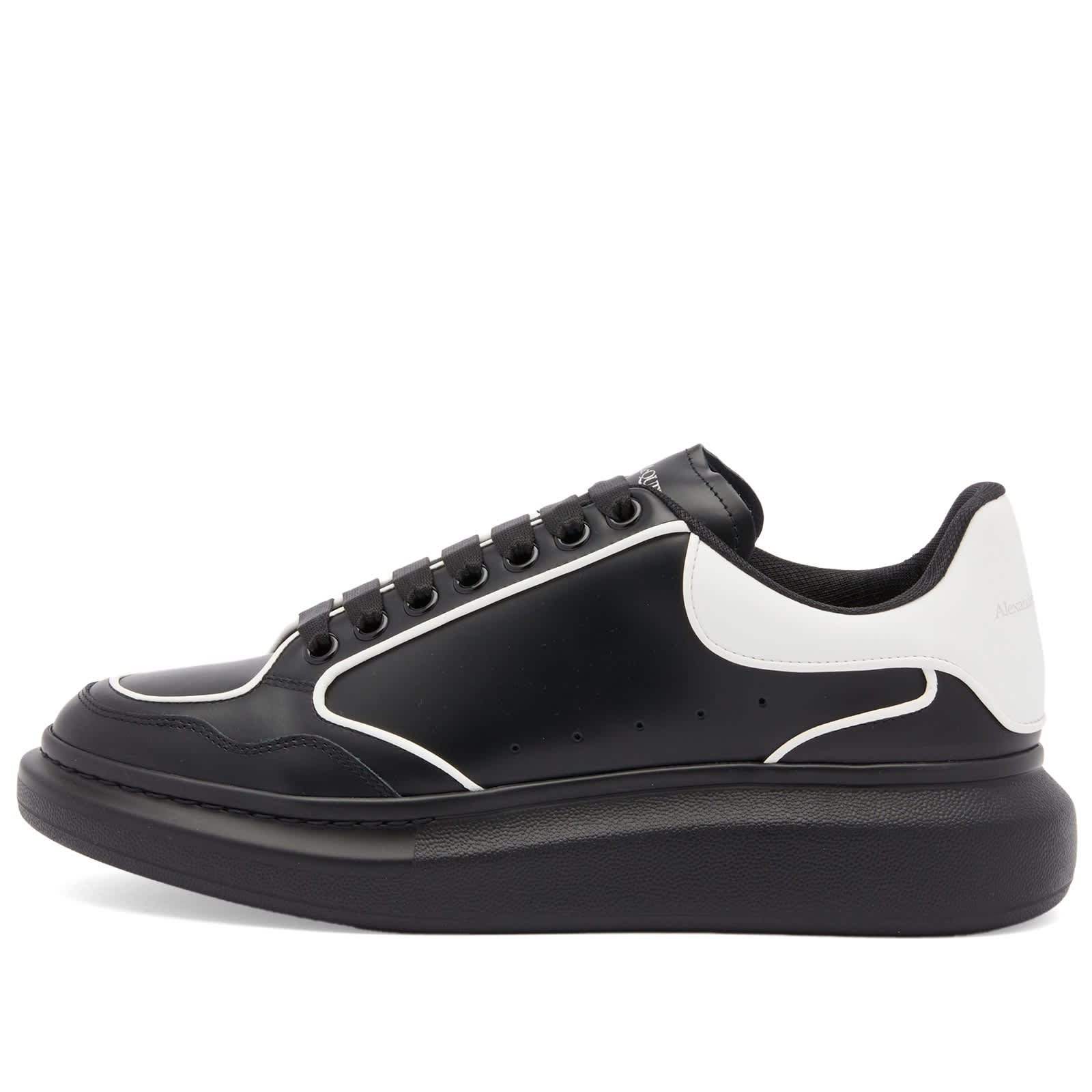 Alexander McQueen Court Sneaker Black White White END