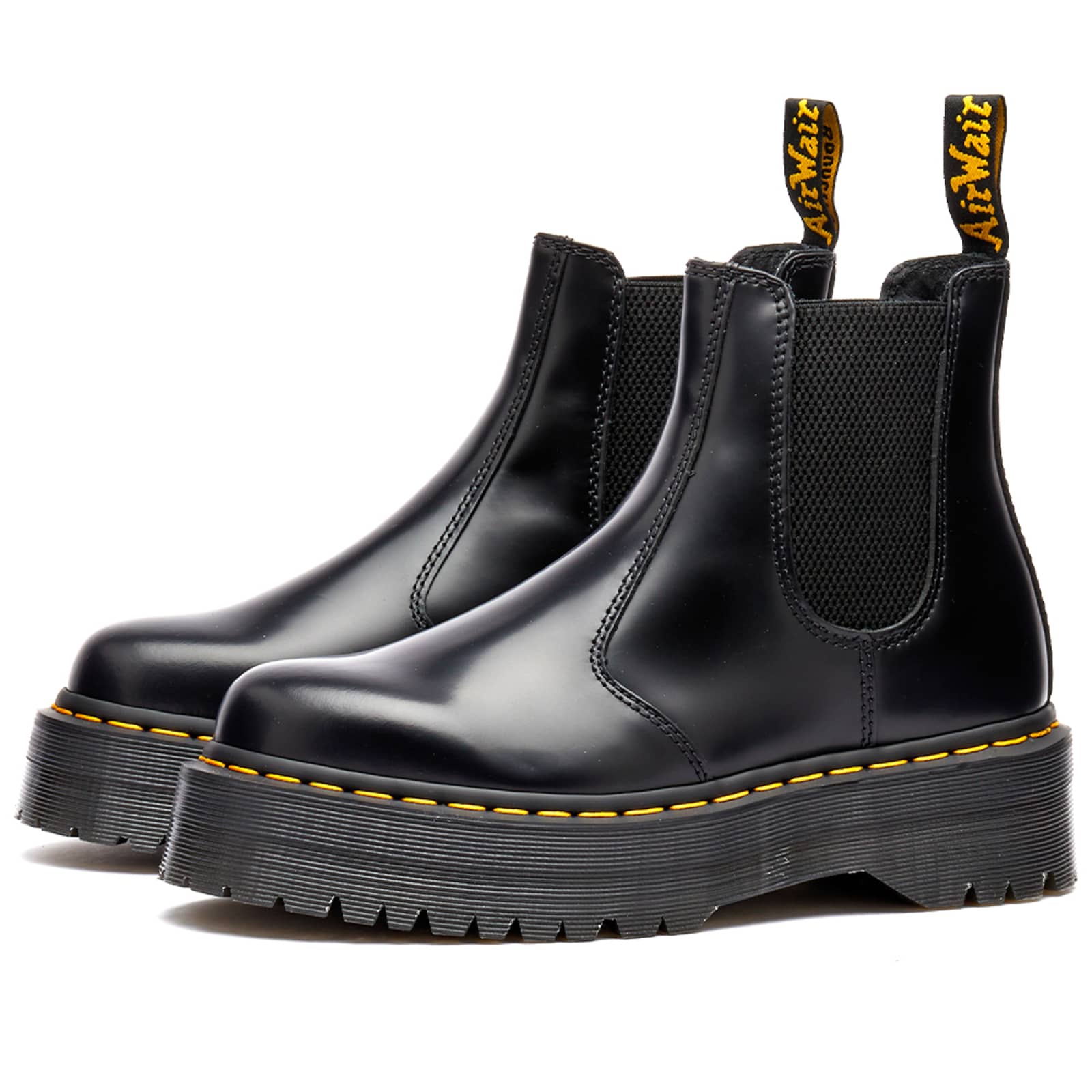 Dr. Martens 2976 Quad Chelsea Boot - Black Polished Smooth