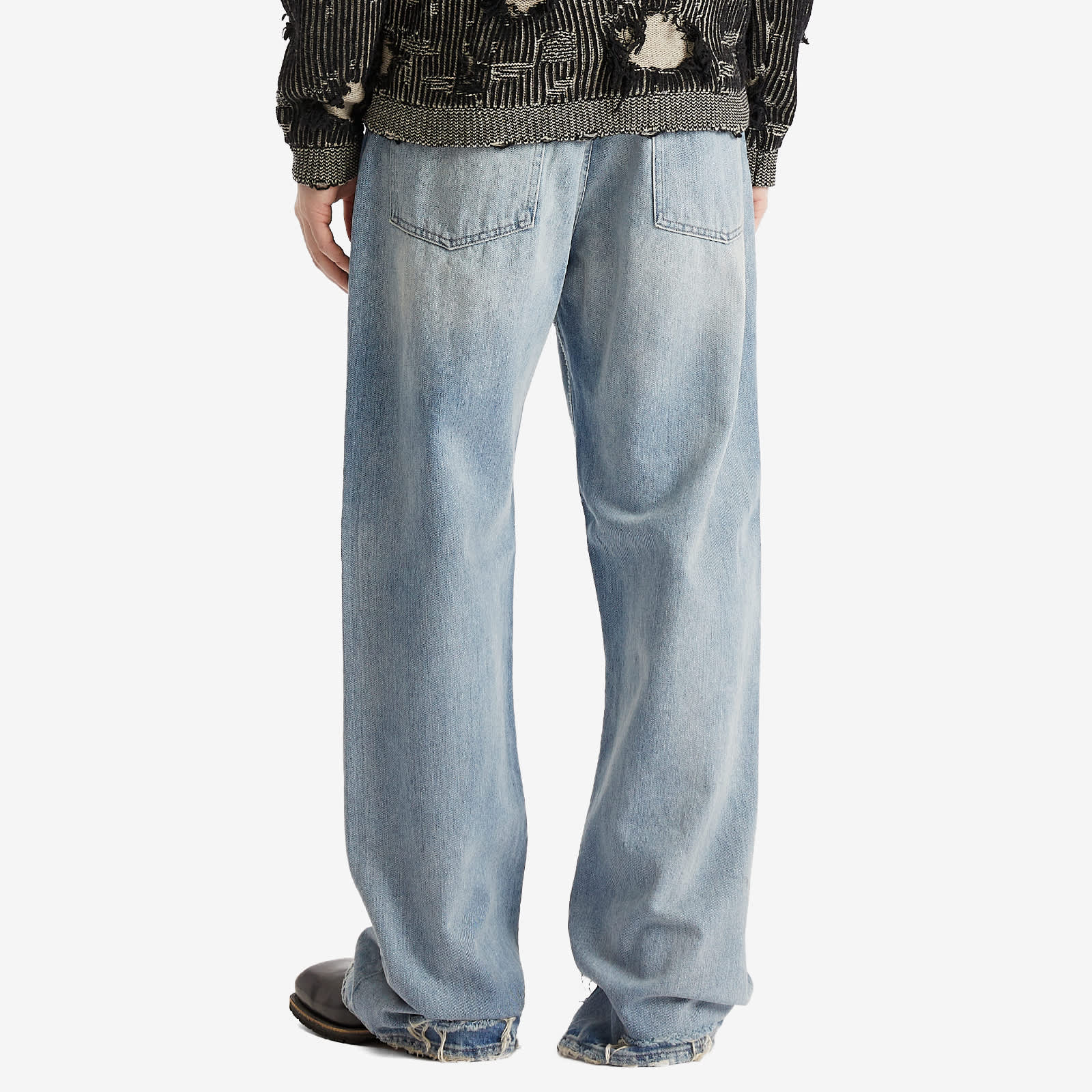 Jeans Maison Margiela Bas Coton Bleu Denim - Taille 20, Occasion Très Bon état
