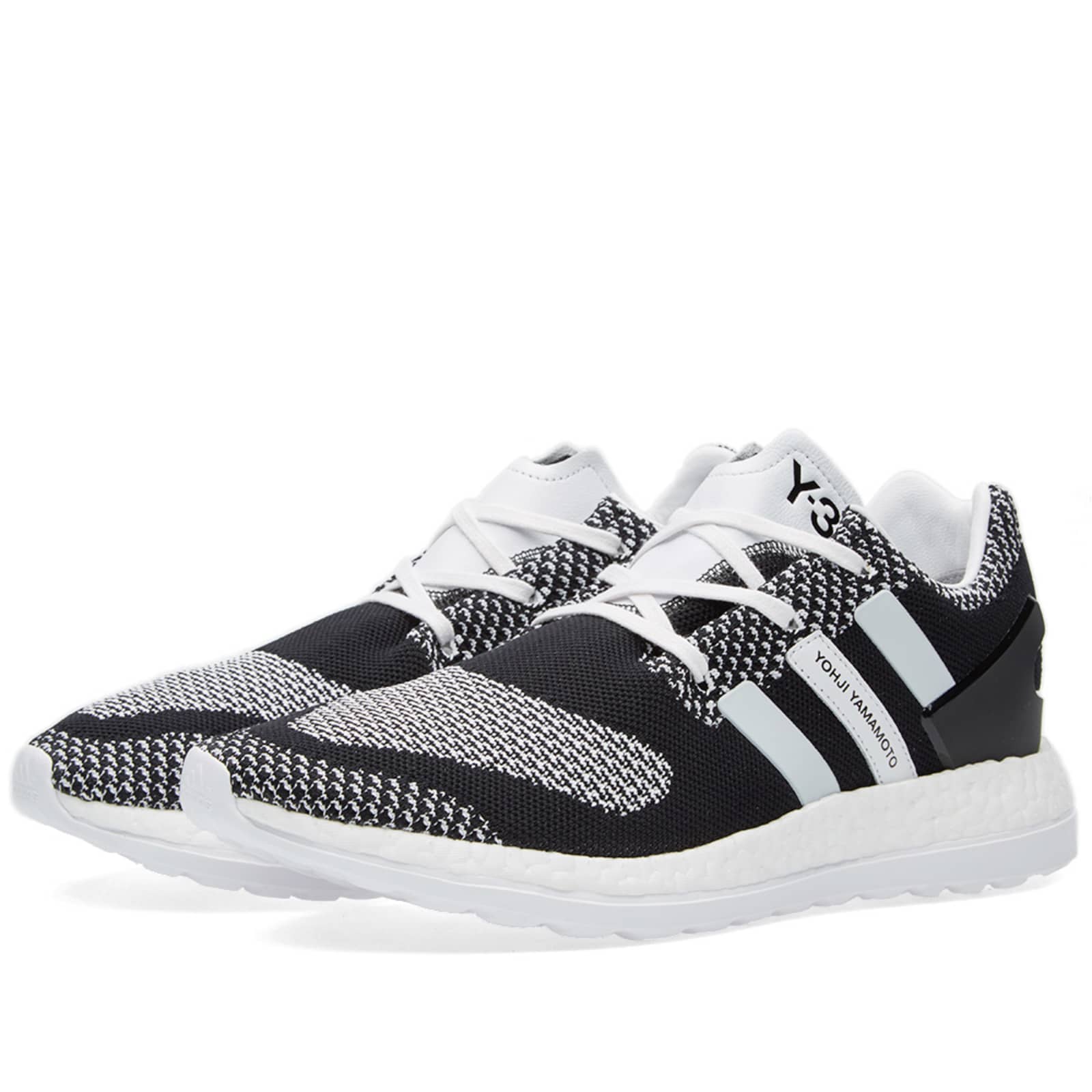 Y-3 Pure Boost ZG Knit - Black & White