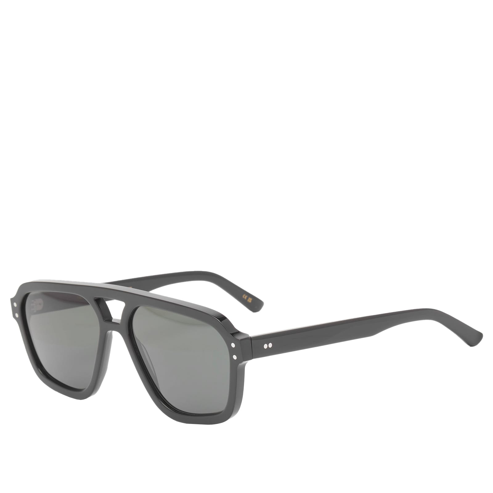 Monokel Jet Sunglasses - Black & Green