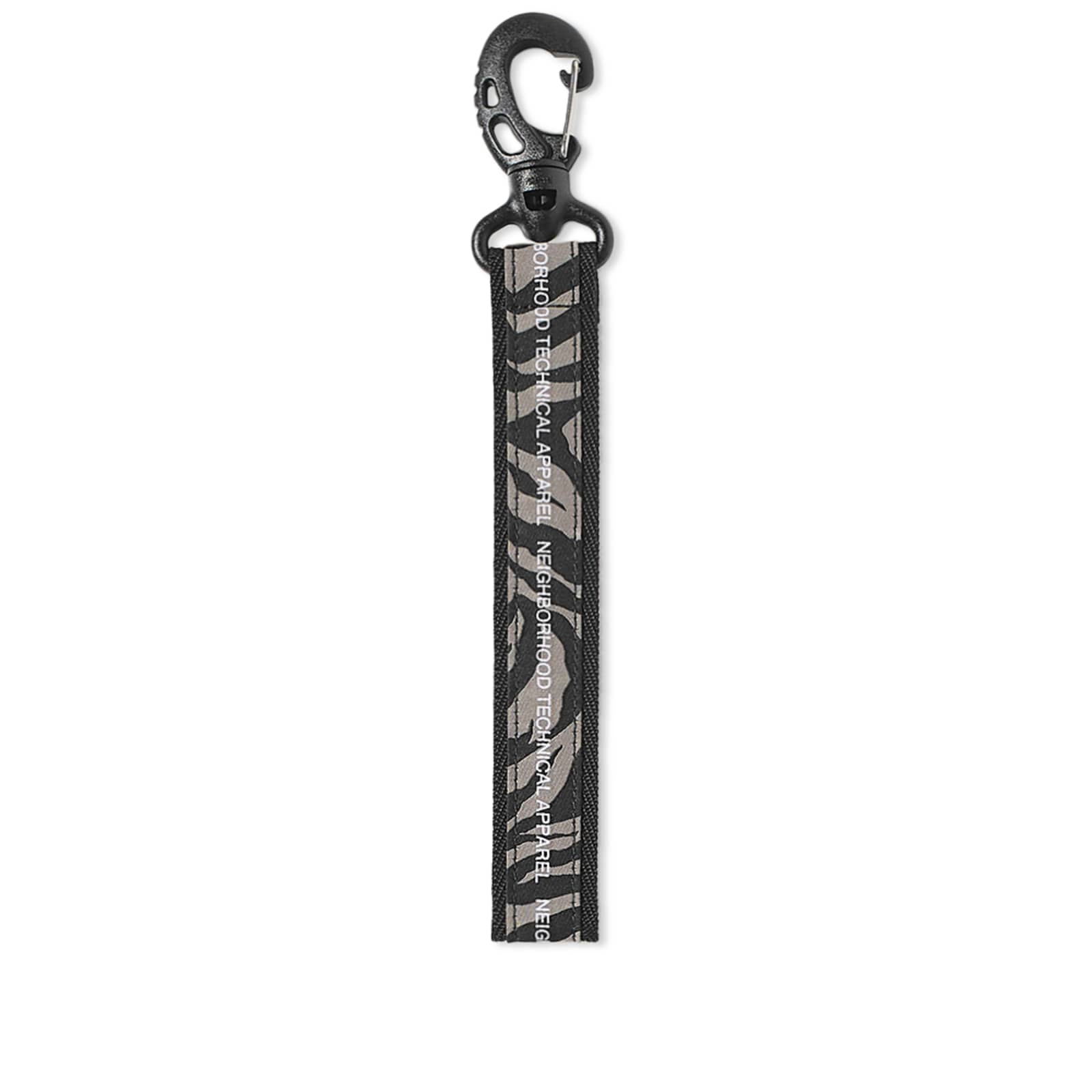 Neighborhood Zebra Keyring - Black