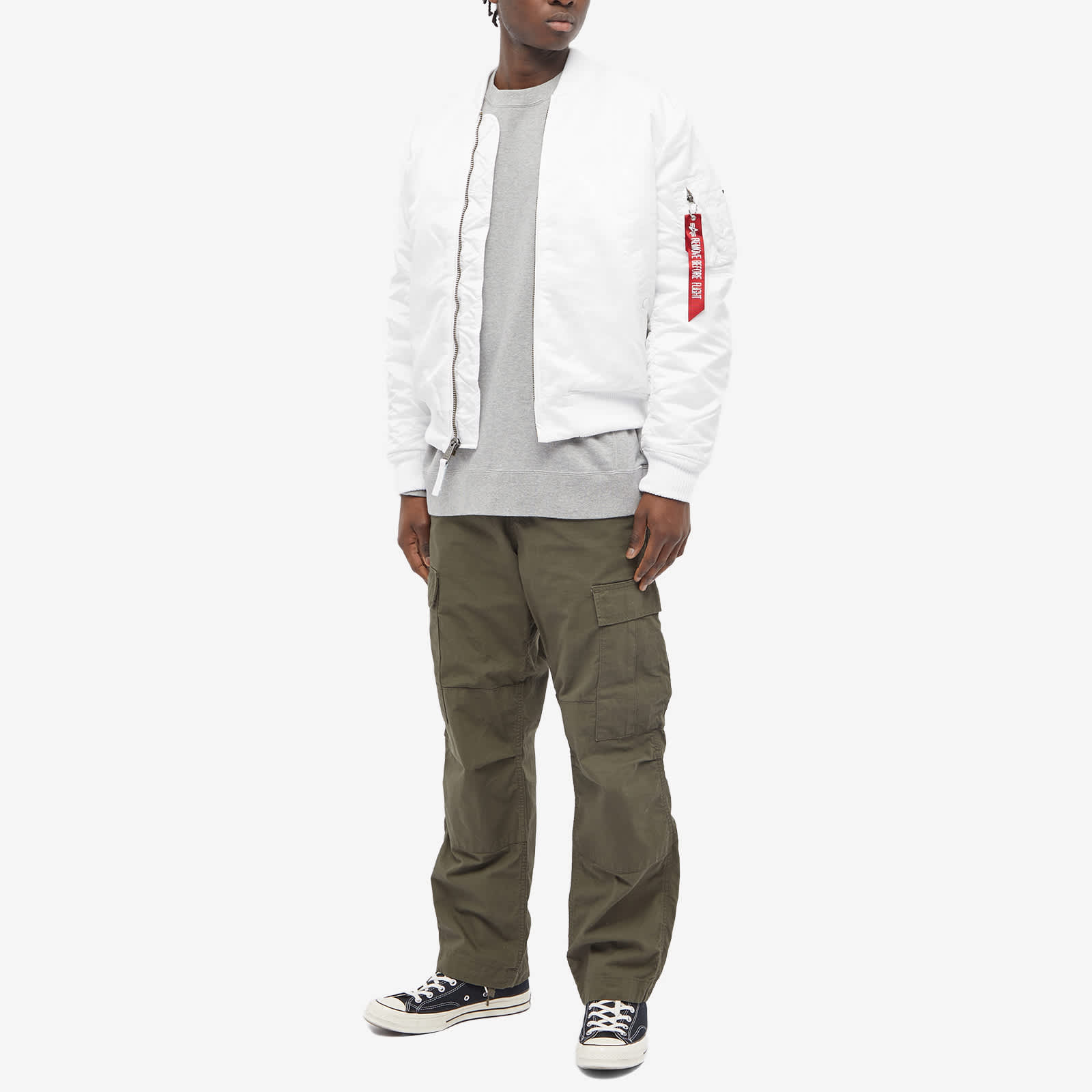 Alpha Industries MA-1 VF 59 Flight Jacket - White