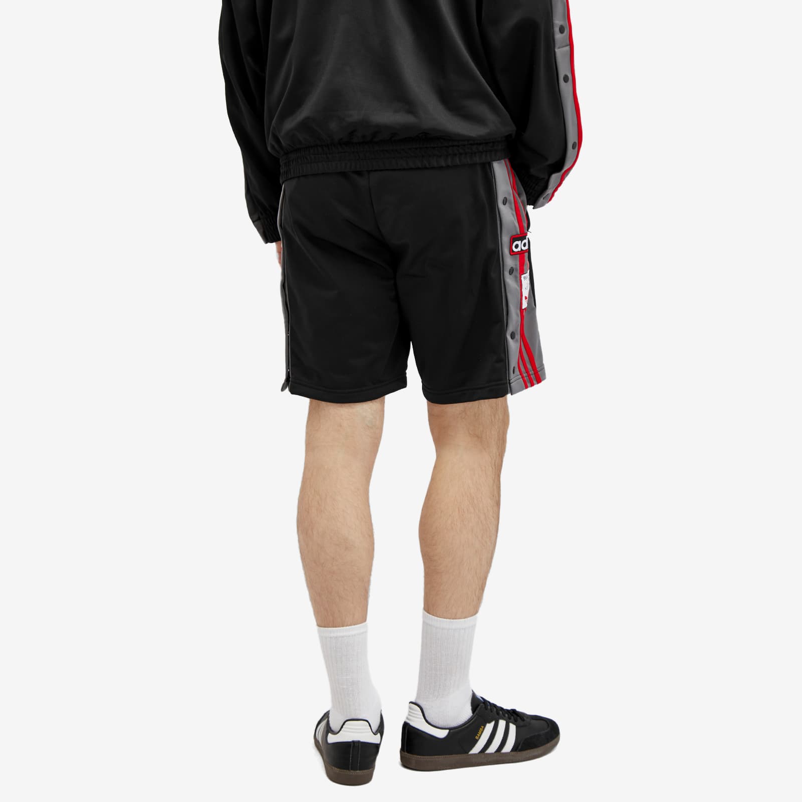 Adidas Adibreak Short Black, Grey Four & Better Scarlet | END. (US)