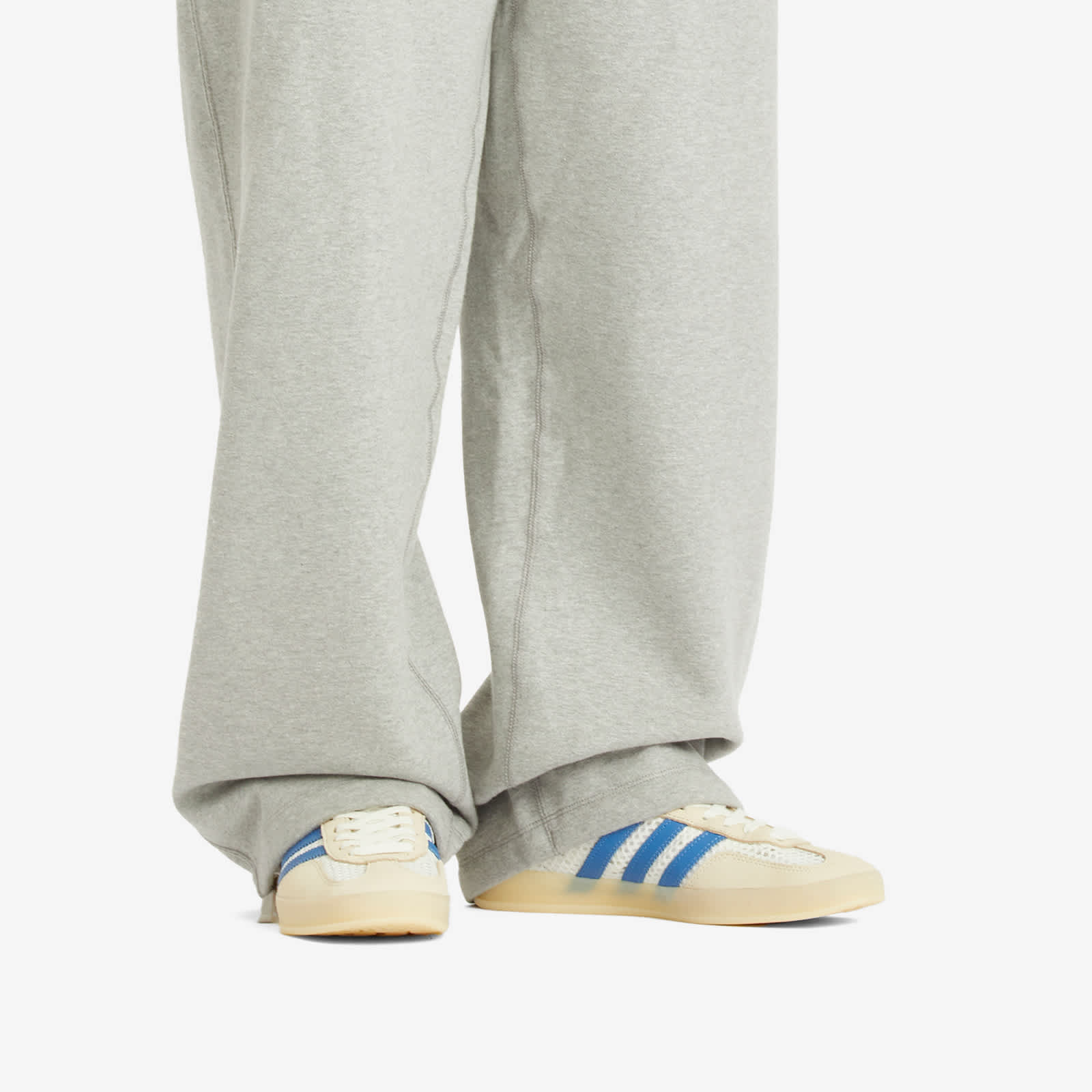 Adidas Gazelle Indoor Sneaker - Off White, Blue & Warm Vanilla
