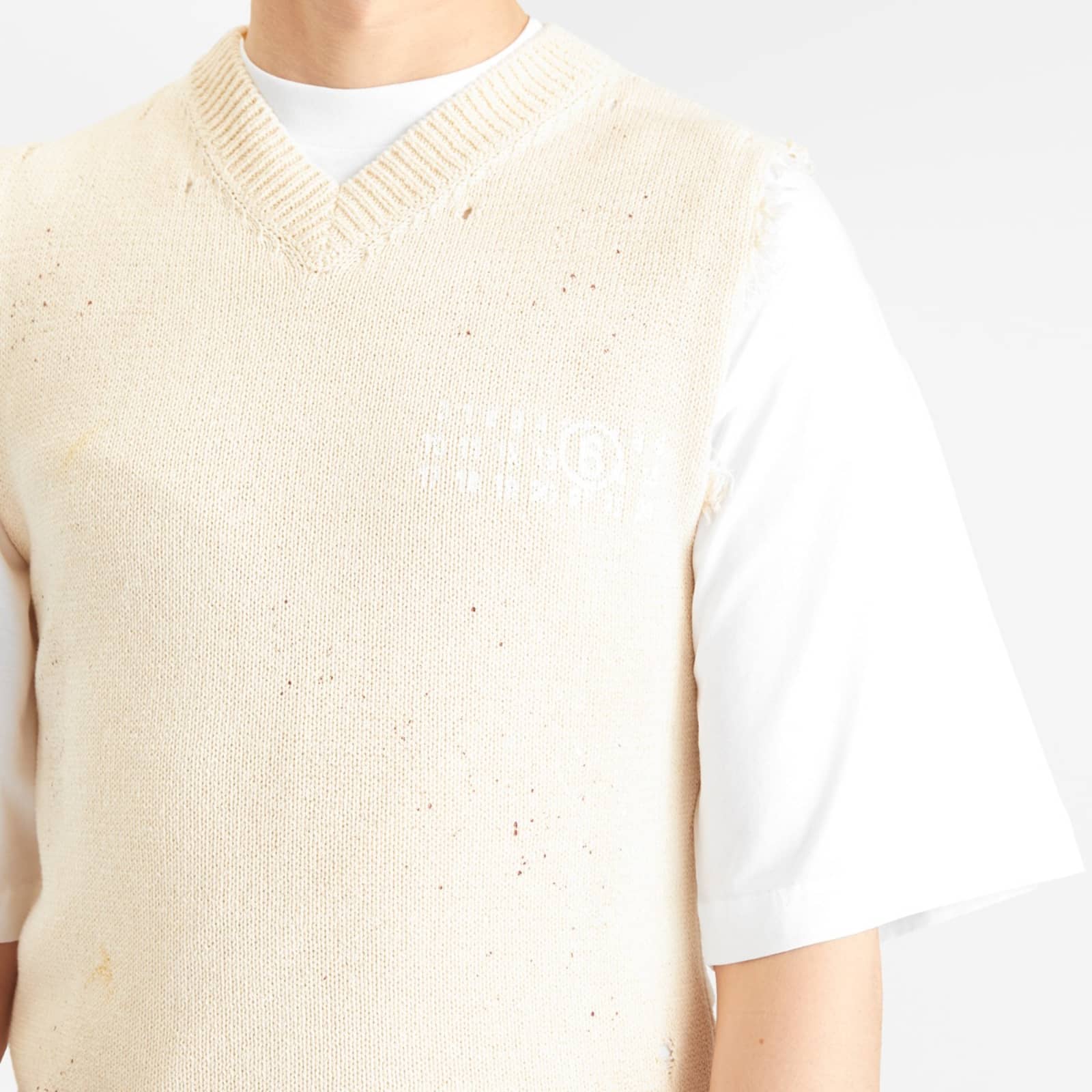 MM6 Maison Margiela Numbers Print Vest