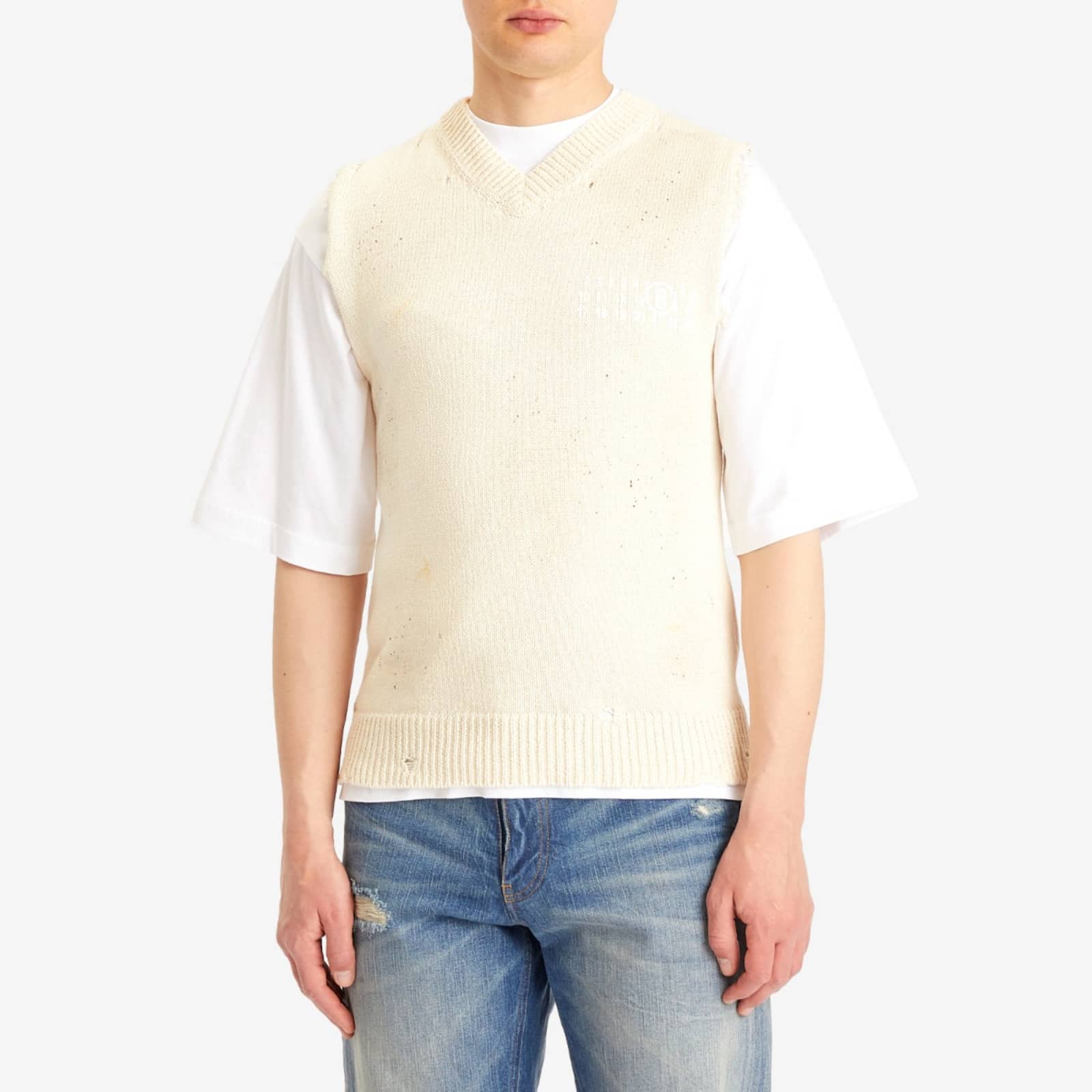 MM6 Maison Margiela Numbers Print Vest