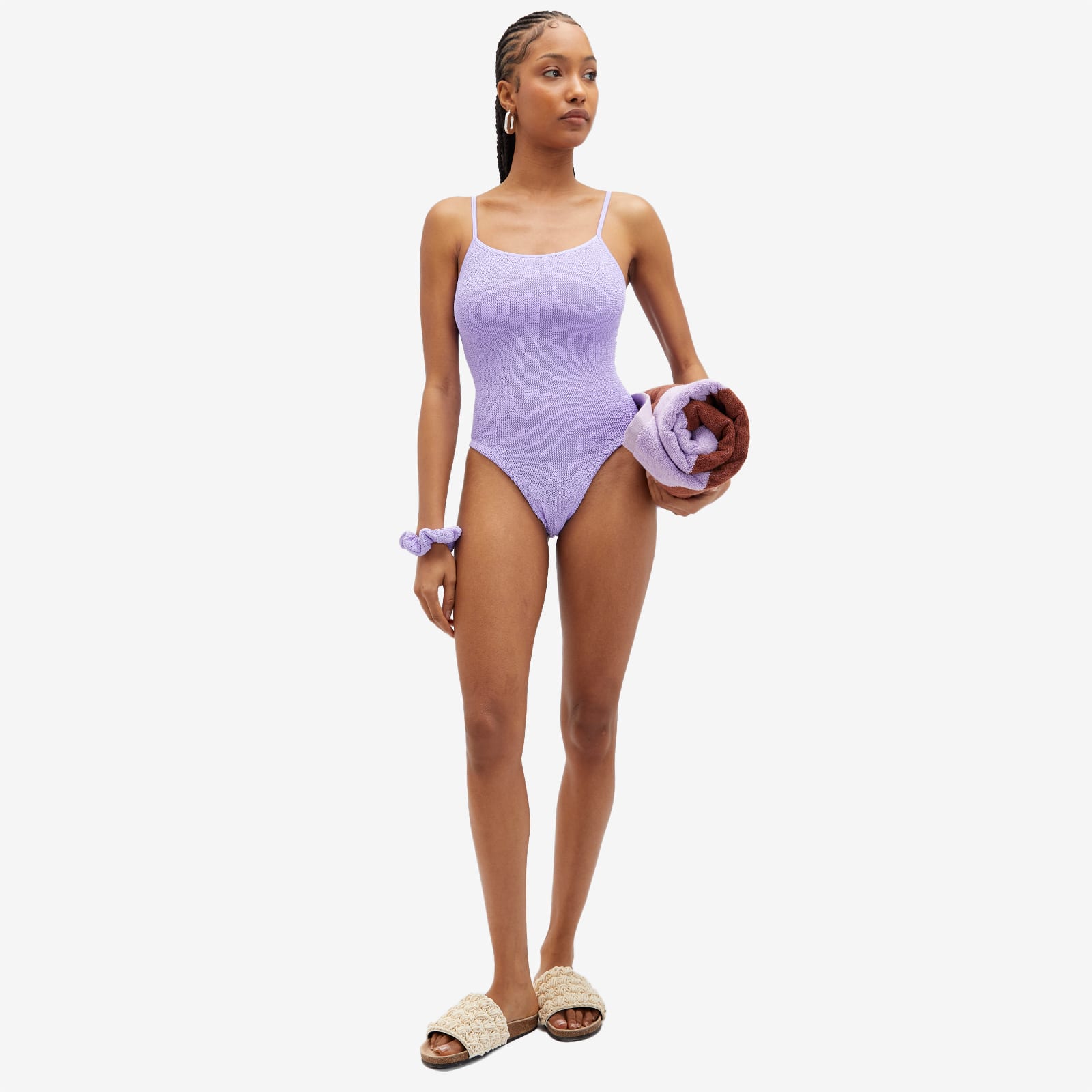 Hunza G Pamela Swimsuit - Lilac