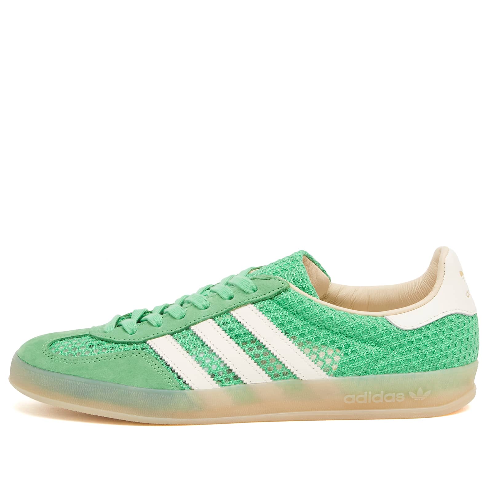 Adidas Gazelle Indoor Sneaker - Energy Green, Off White & Beige