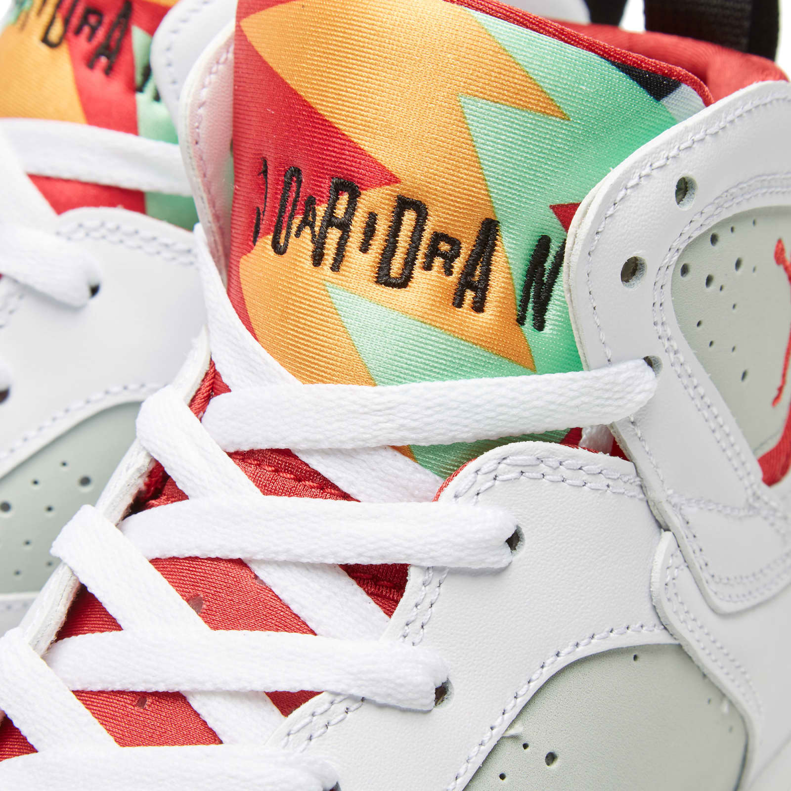 Nike Air Jordan VII Retro BG 'Hare' White, True Red & Light Silver