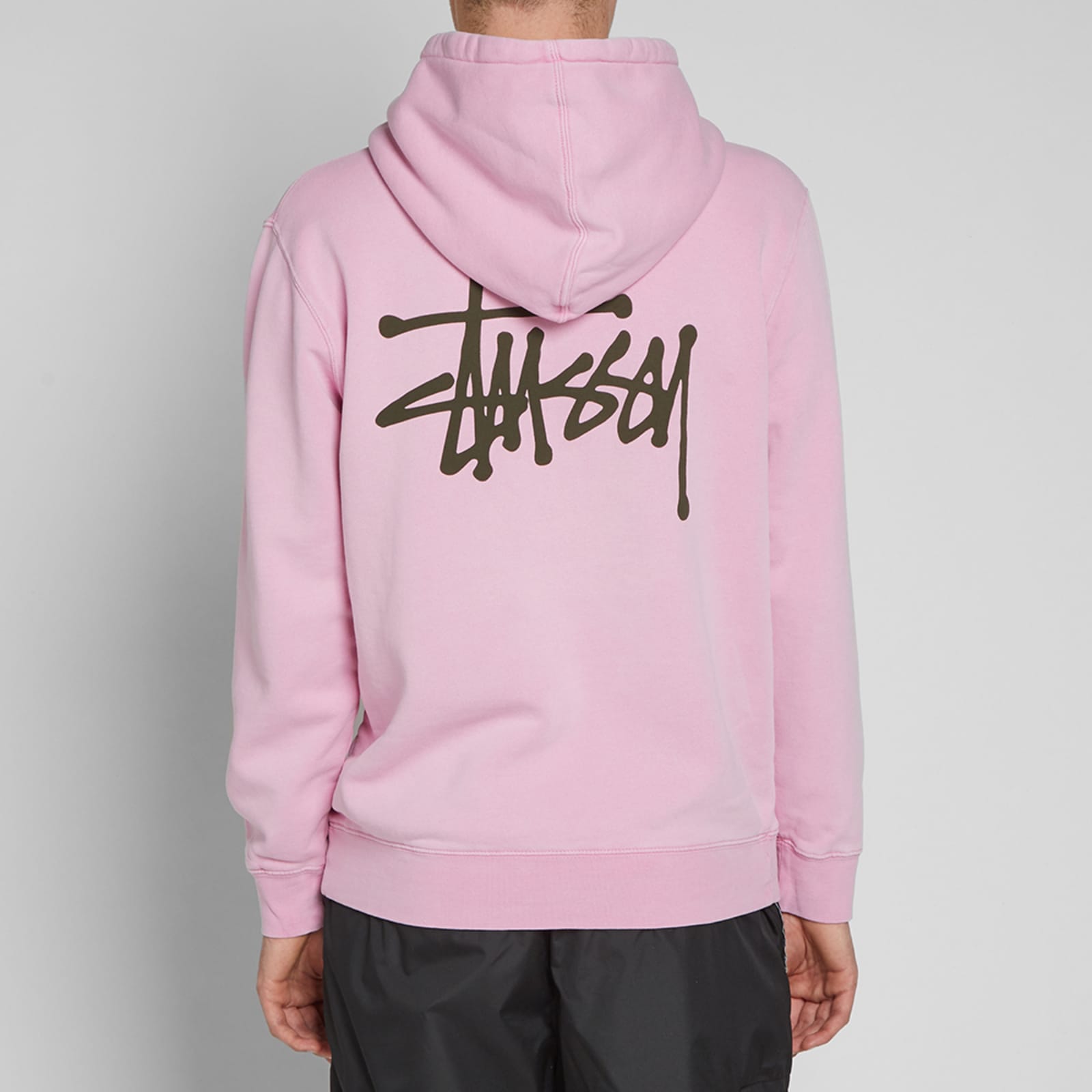 Stussy Basic Pigment Dyed Hoody Pink END. (US)
