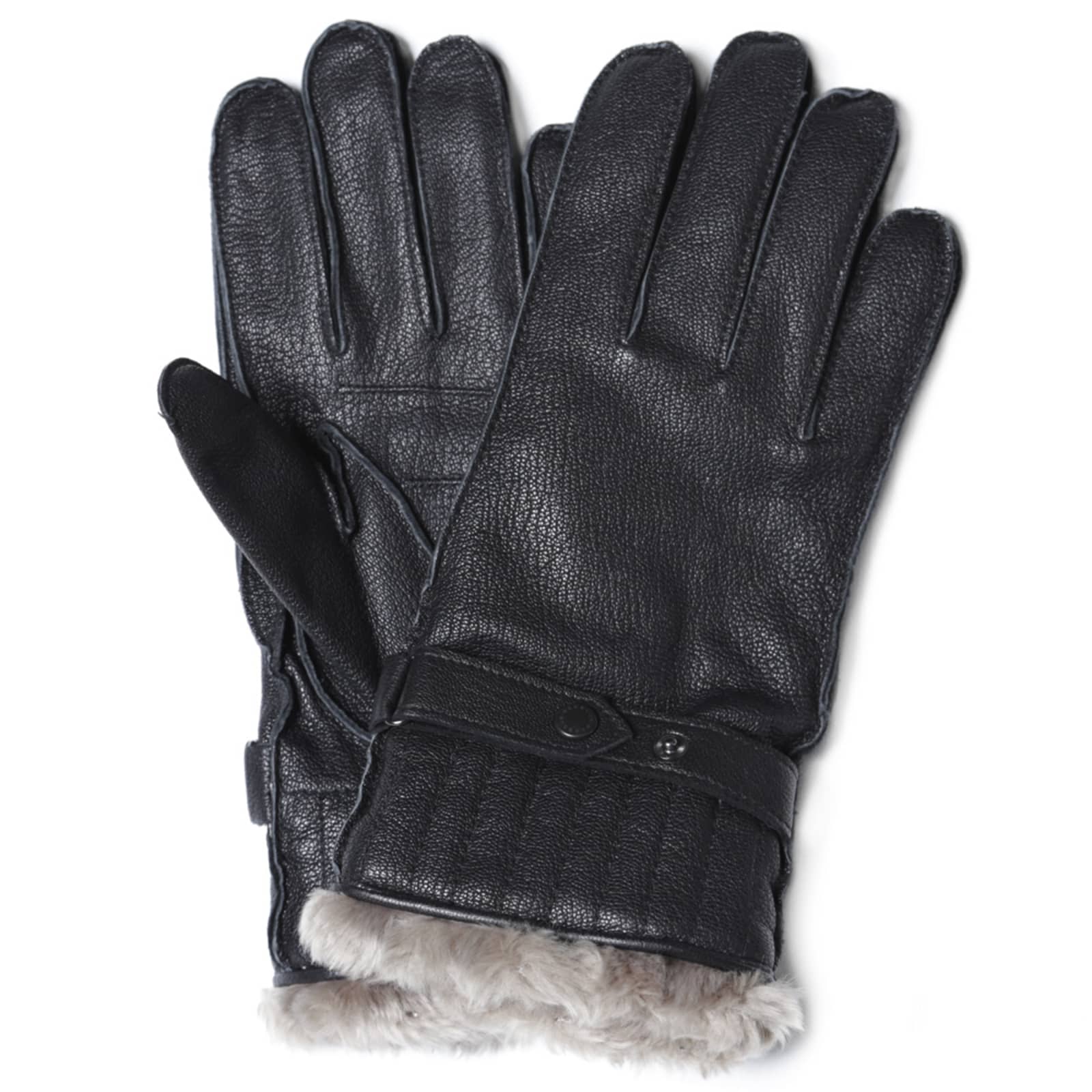 Barbour Leather Utility Glove Black END.