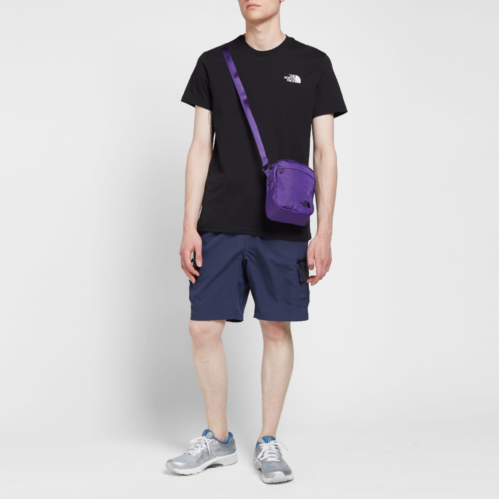 The North Face Convertible Shoulder Bag Hero Purple & Black END. (HK)